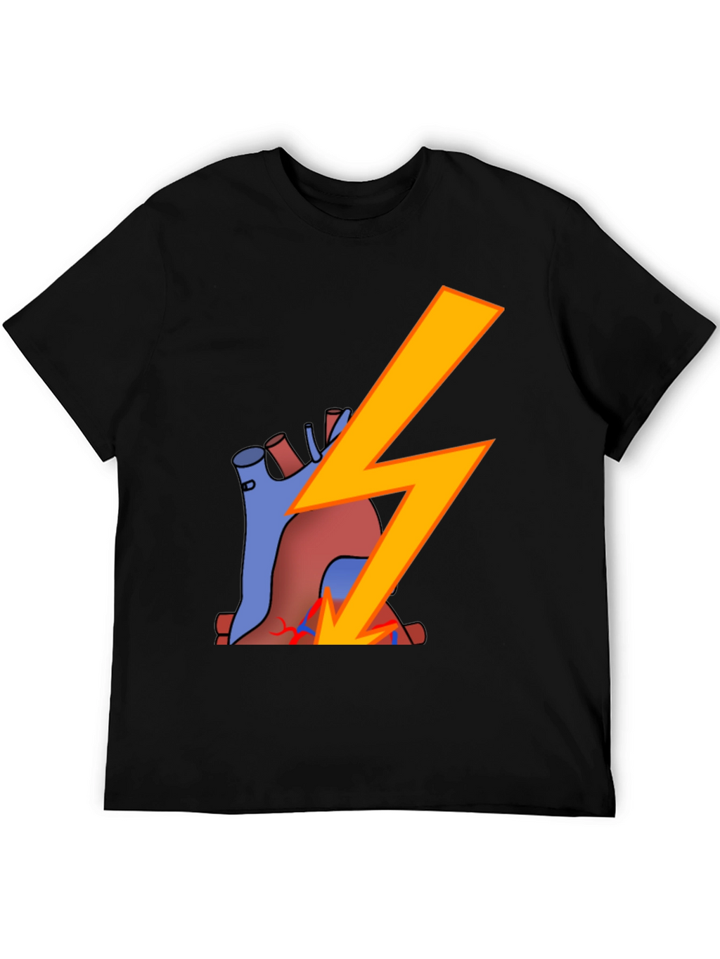 Heart Shock T-Shirt - Electrifying Style
