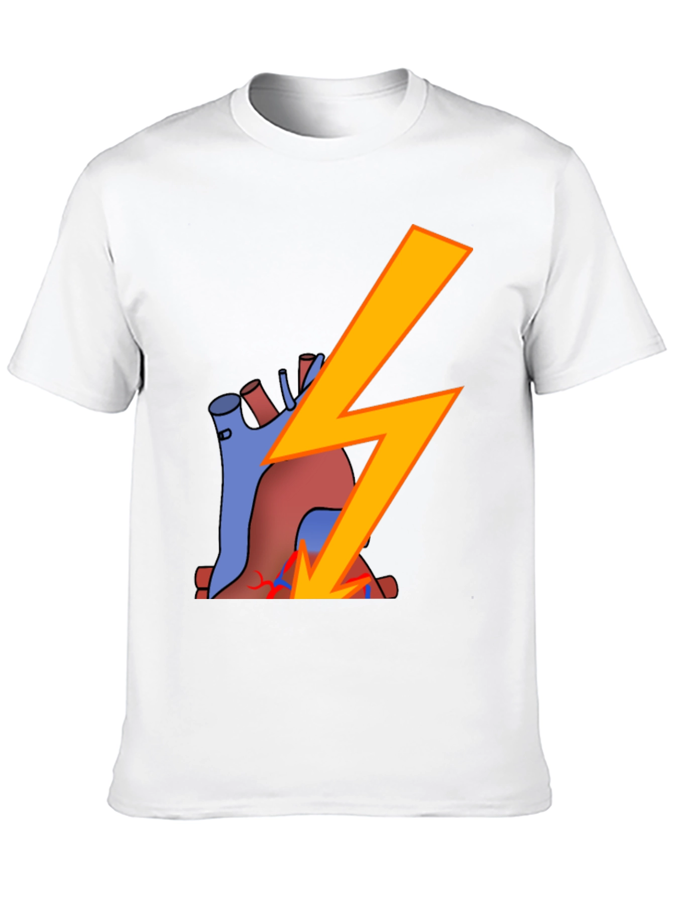 Heart Shock T-Shirt - Electrifying Style