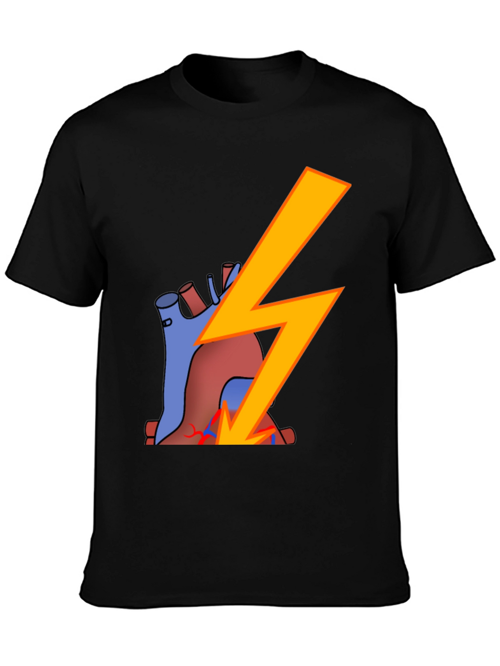 Heart Shock T-Shirt - Electrifying Style