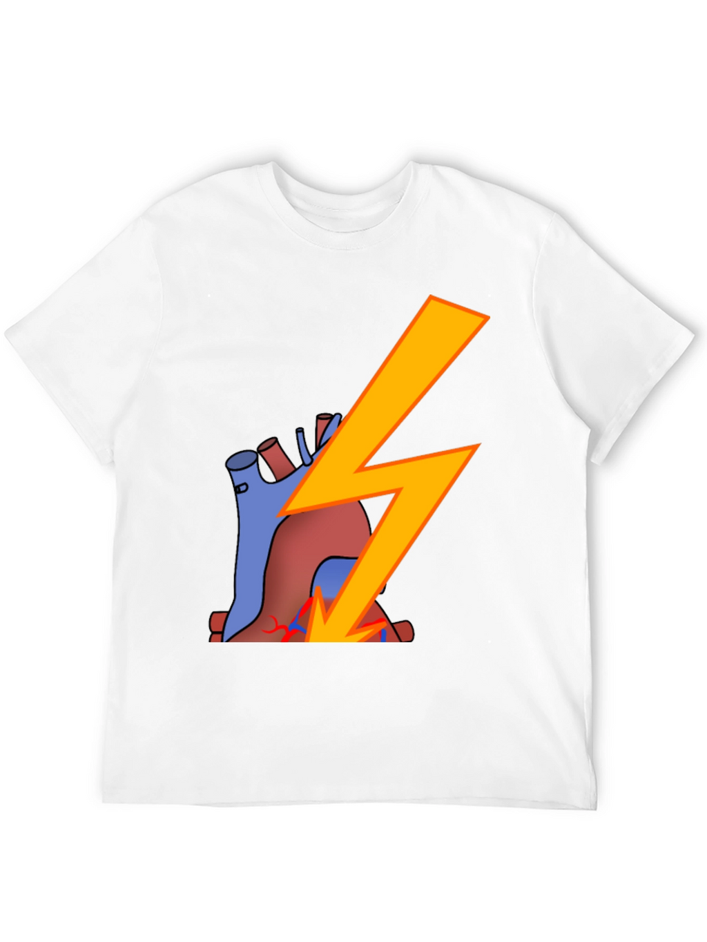 Heart Shock T-Shirt - Electrifying Style