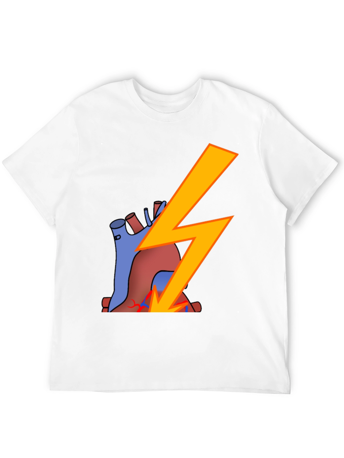Heart Shock T-Shirt - Electrifying Style