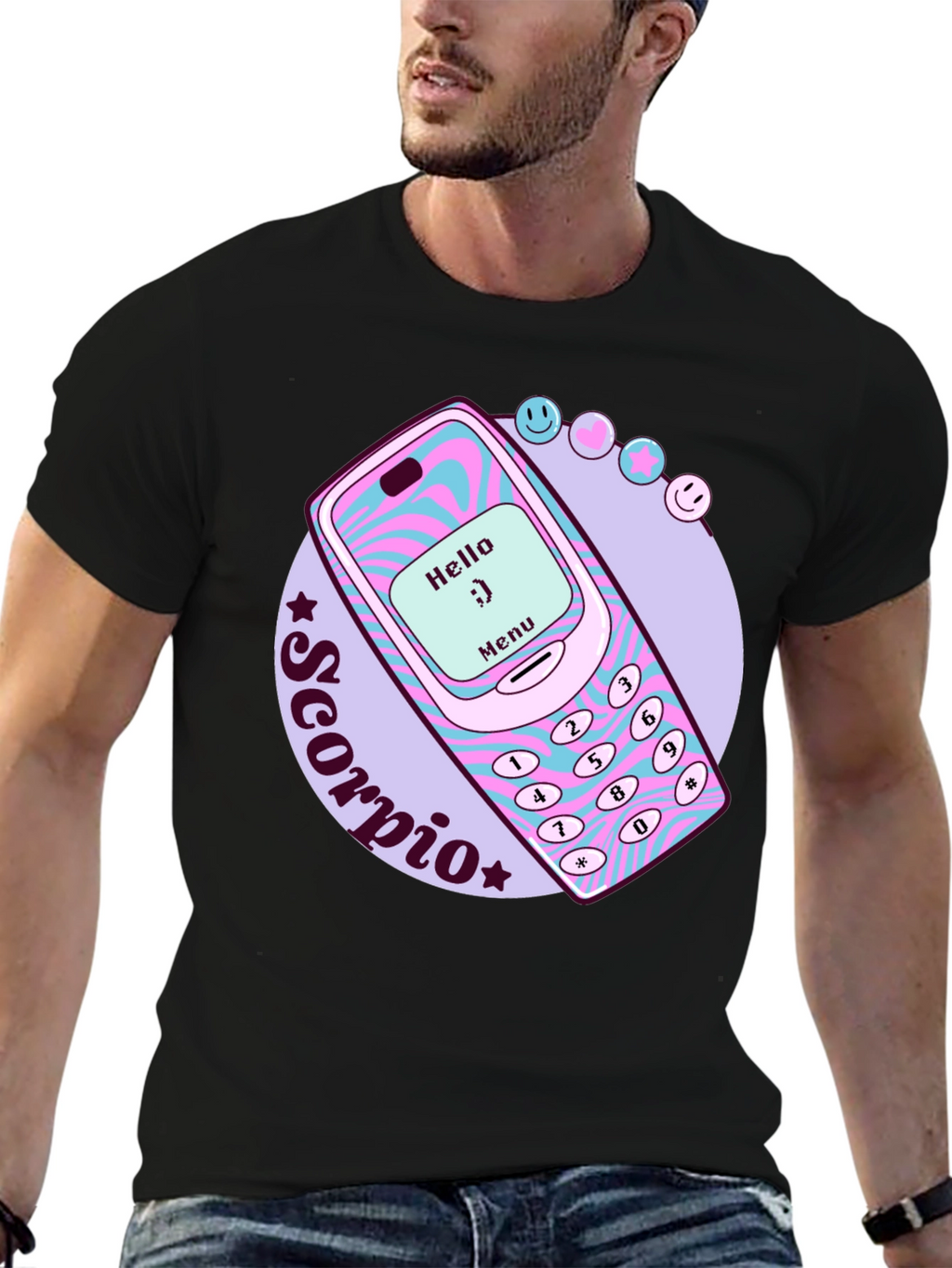 Retro Scorpio Zodiac Sign T-Shirt