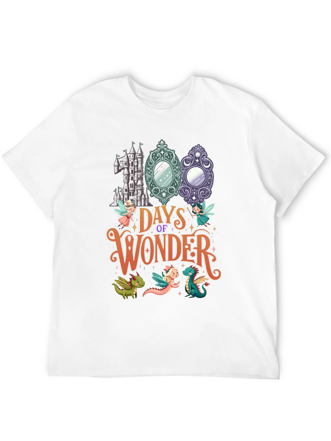 100 Days of Wonder Black T-Shirt