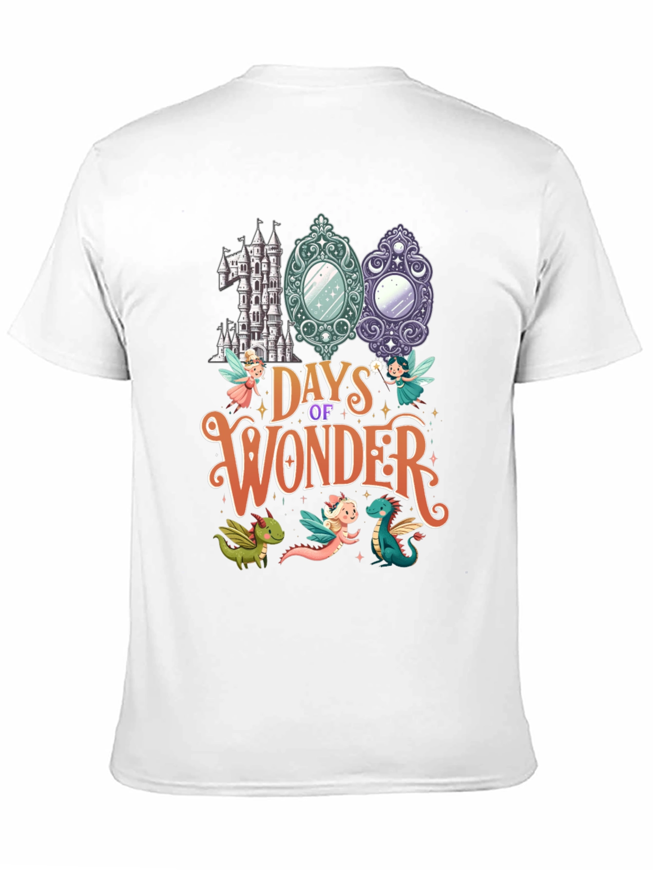 100 Days of Wonder Black T-Shirt