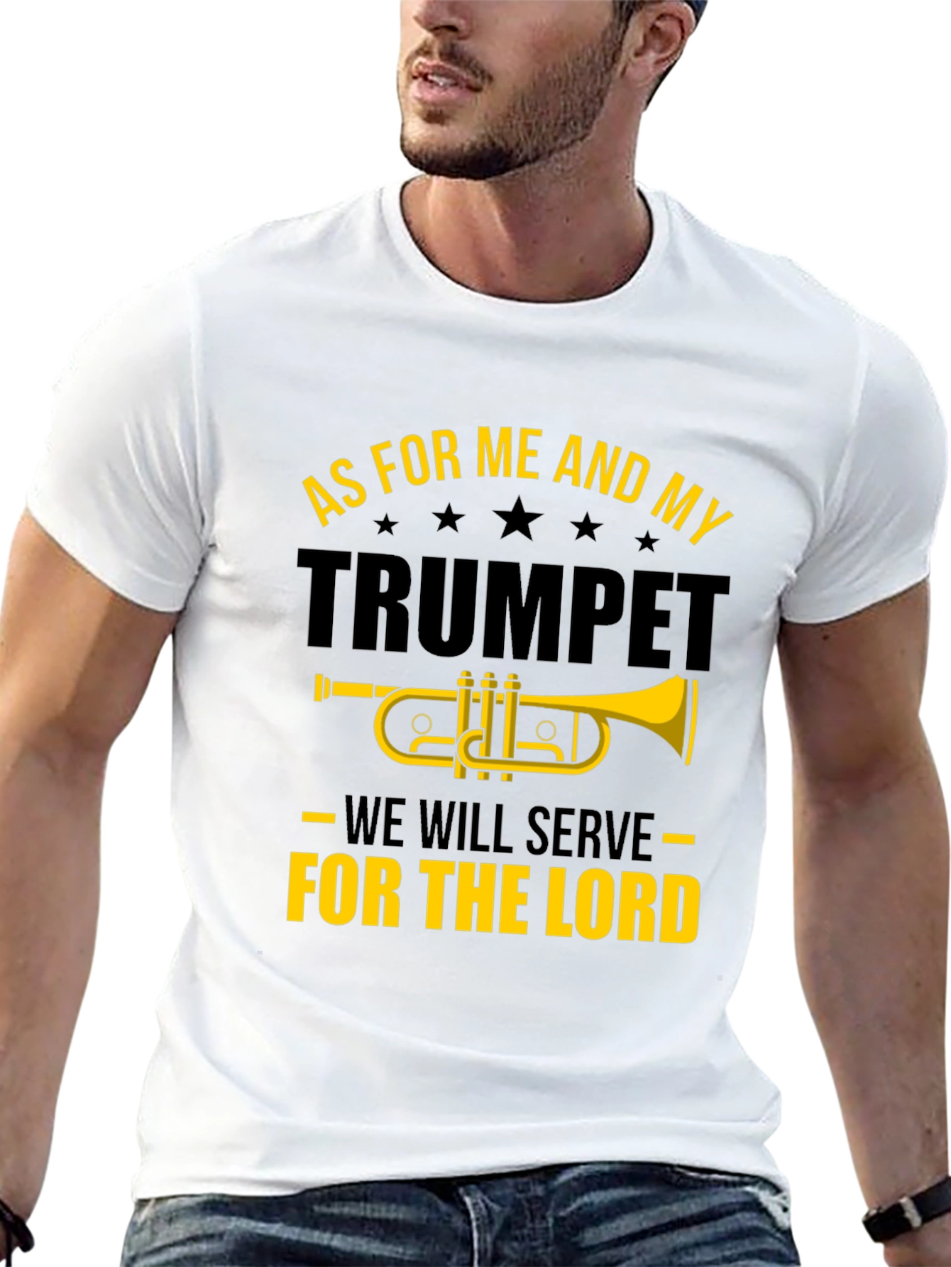 Trumpet and Lord Graphic T-Shirt