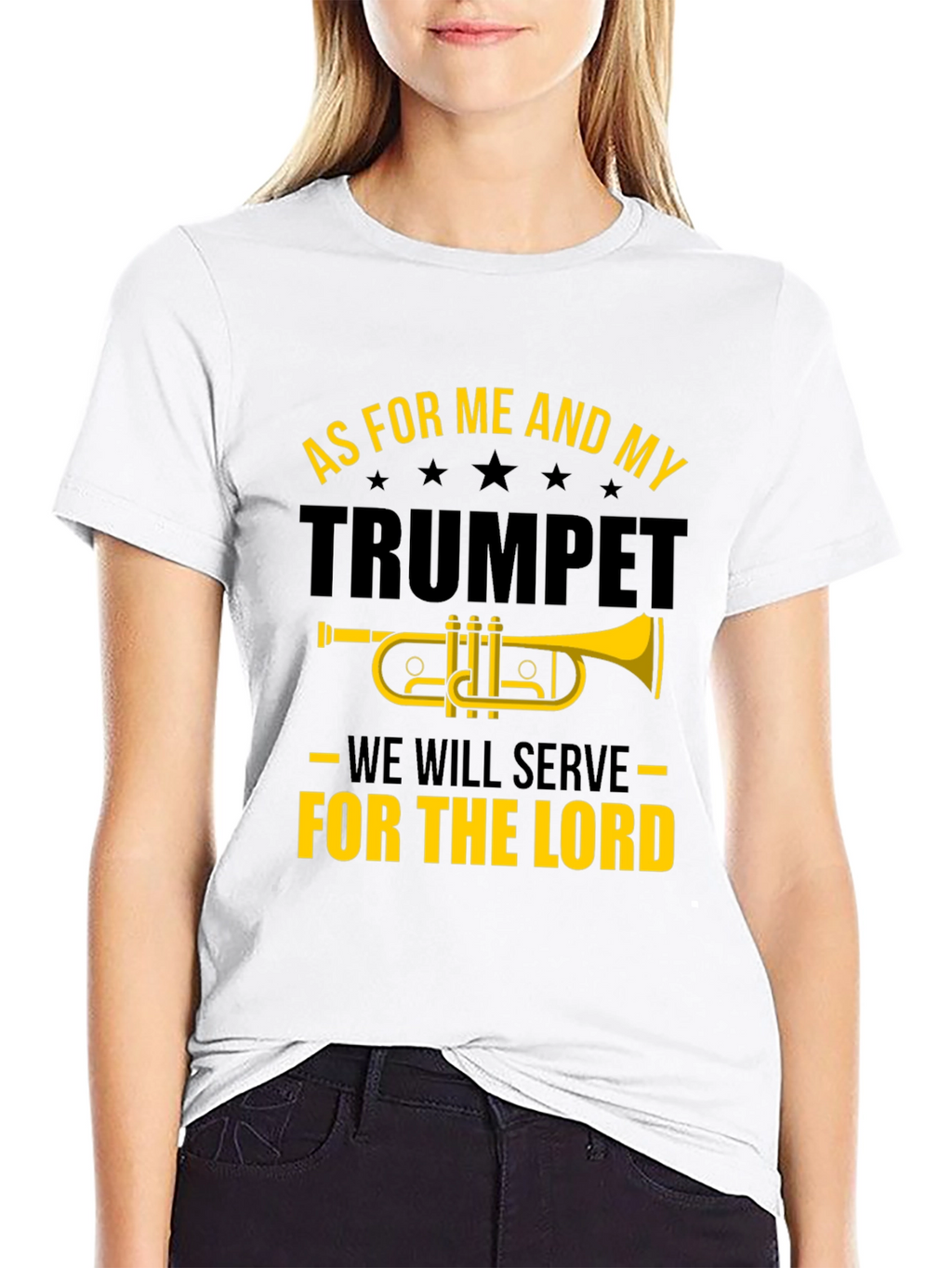 Trumpet and Lord Graphic T-Shirt