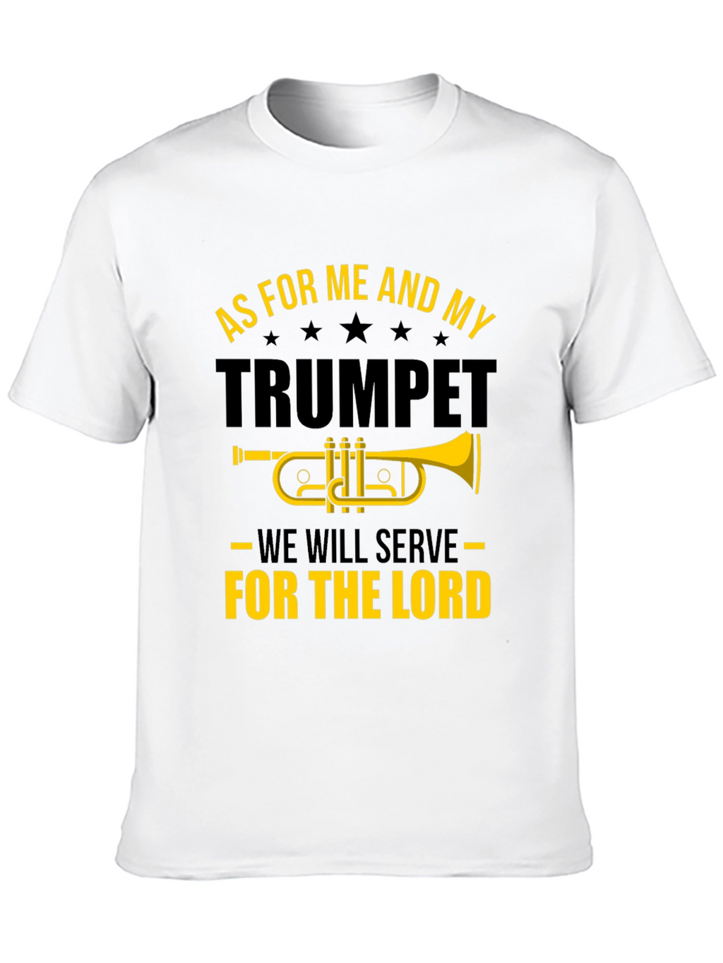 Trumpet and Lord Graphic T-Shirt