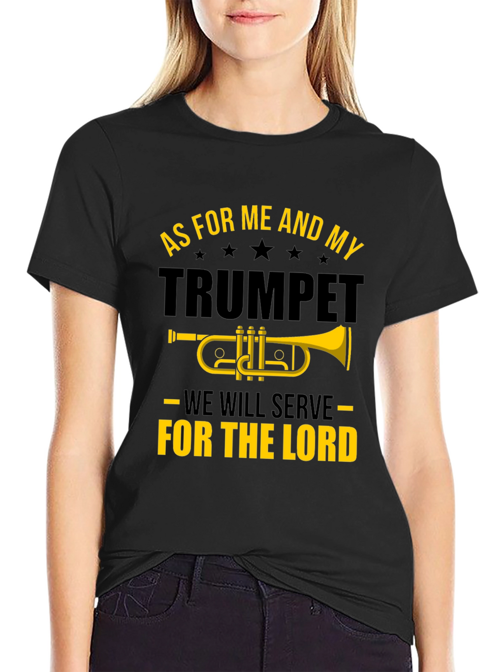 Trumpet and Lord Graphic T-Shirt