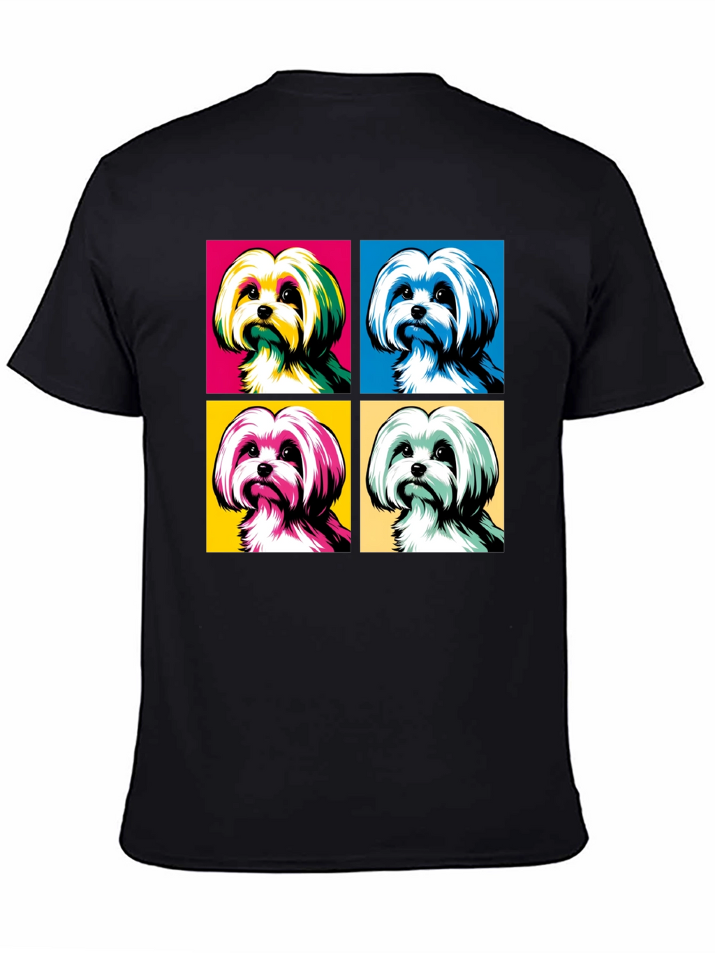 Pop Art Dog Graphic T-Shirt
