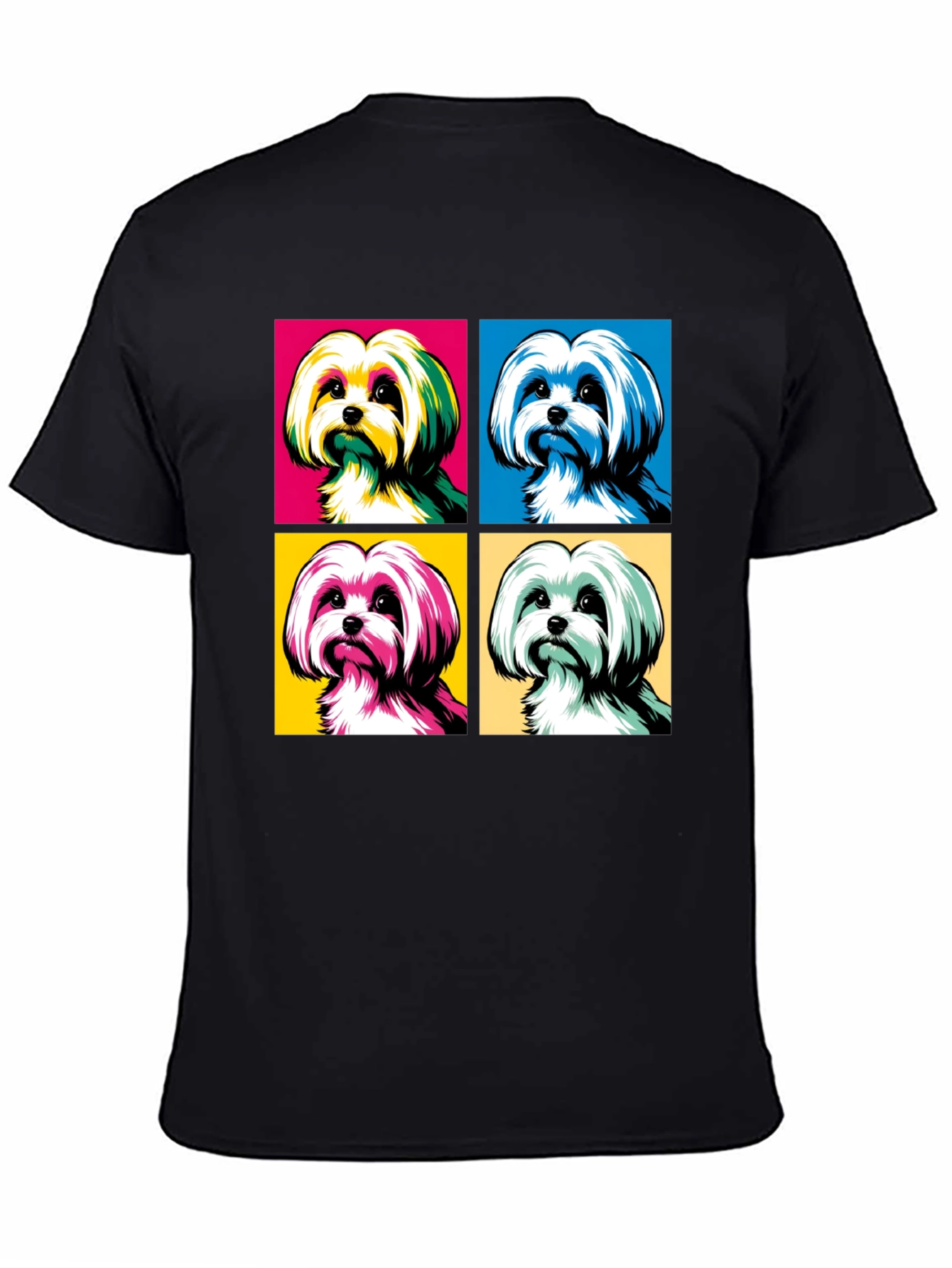 Pop Art Dog Graphic T-Shirt