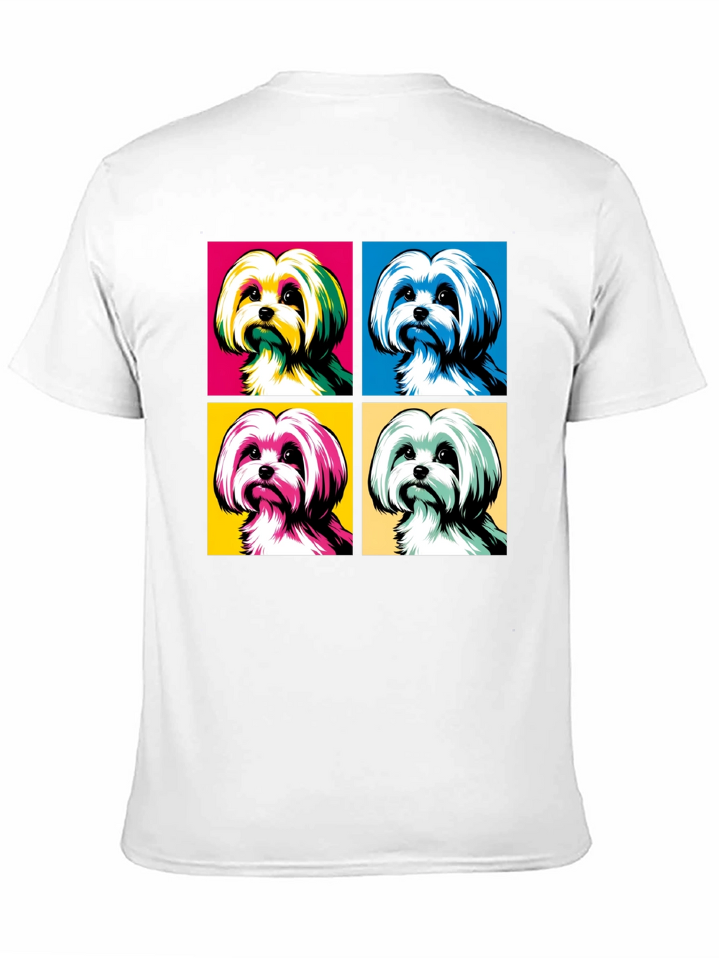 Pop Art Dog Graphic T-Shirt