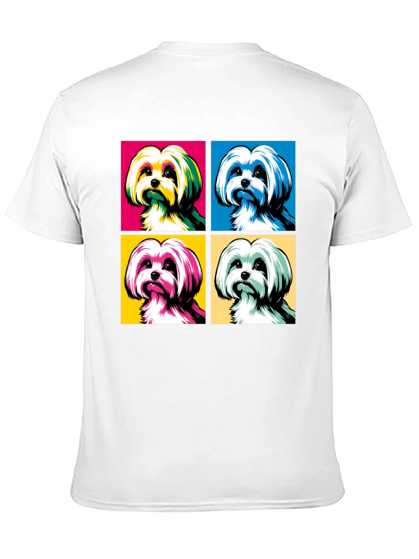 Pop Art Dog Graphic T-Shirt
