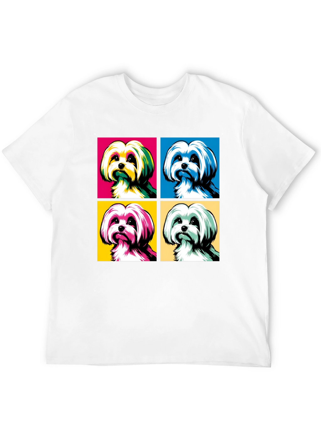 Pop Art Dog Graphic T-Shirt