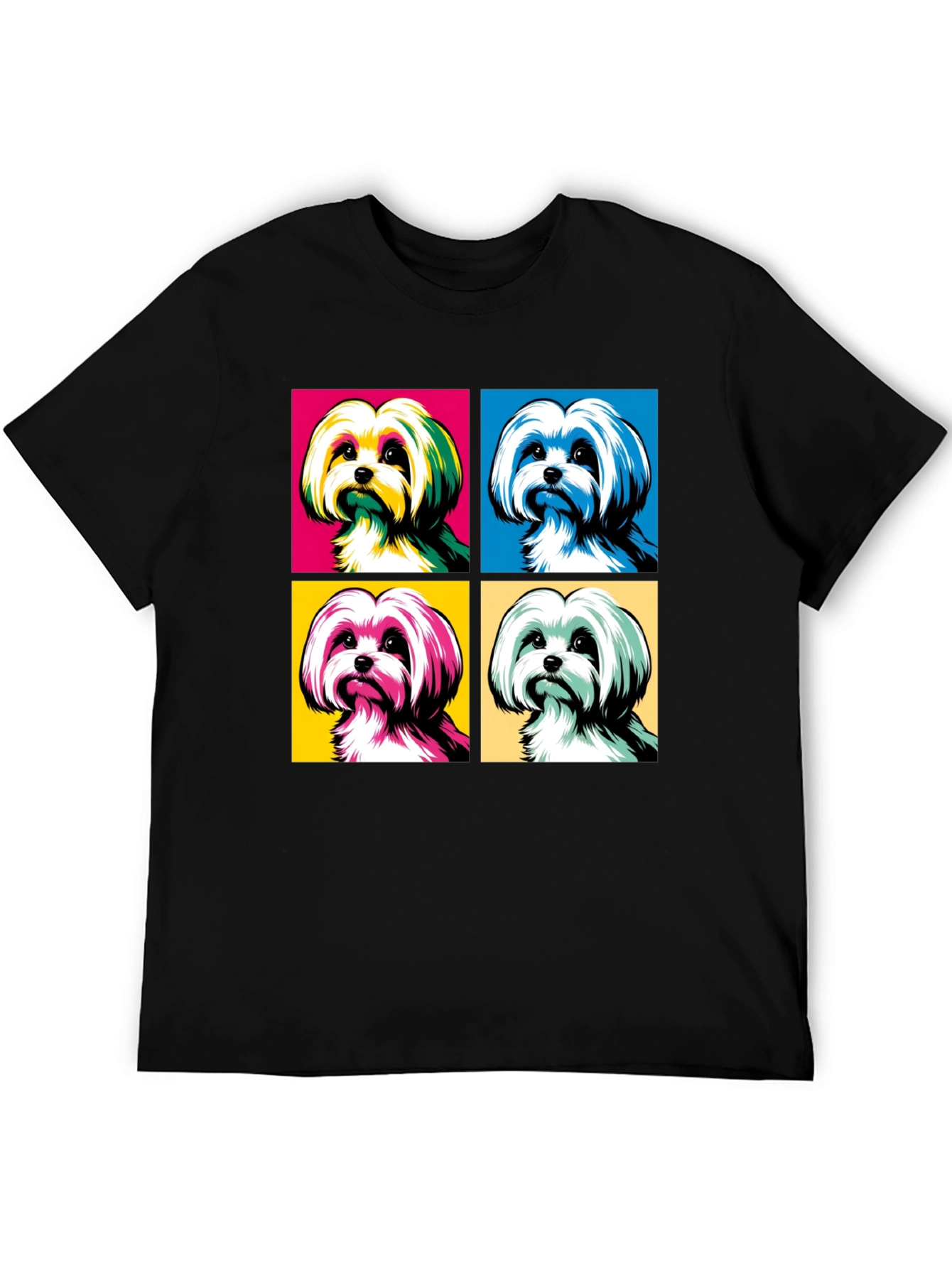 Pop Art Dog Graphic T-Shirt