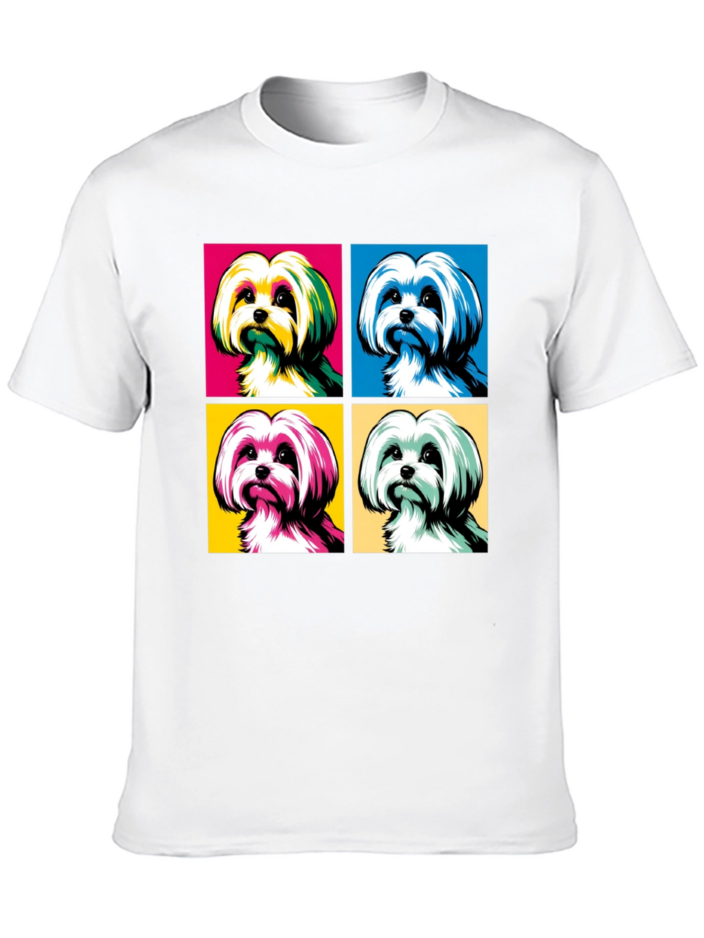 Pop Art Dog Graphic T-Shirt