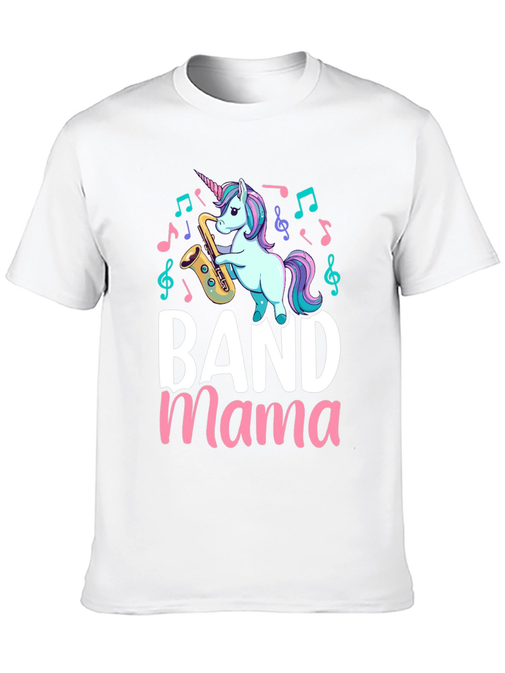 Band Mama Unicorn Saxophone T-Shirt