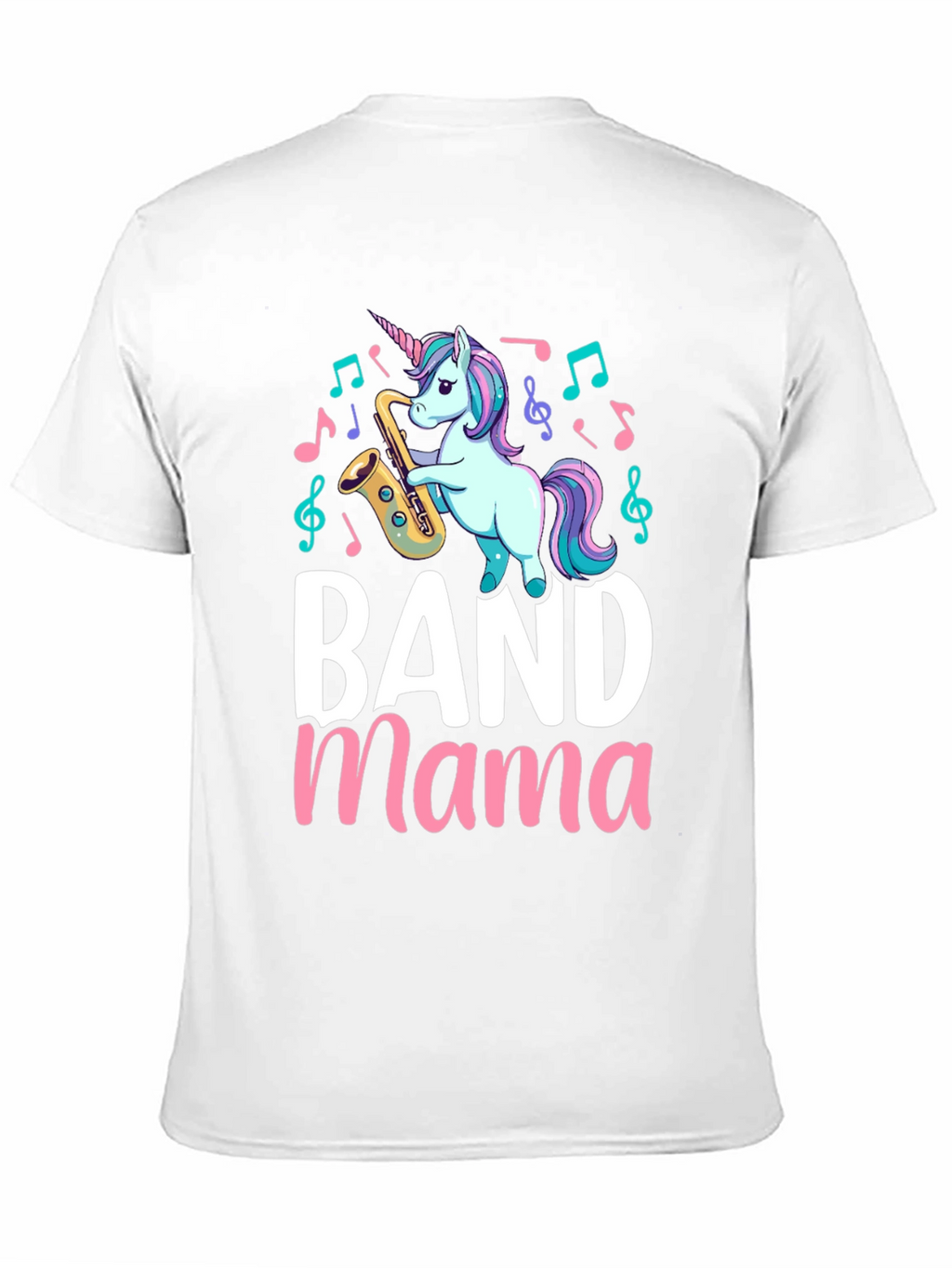 Band Mama Unicorn Saxophone T-Shirt
