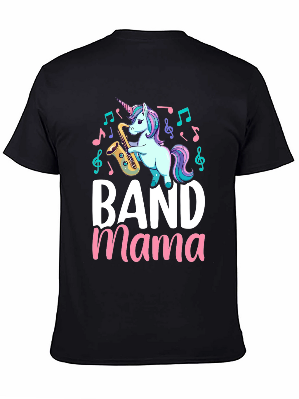 Band Mama Unicorn Saxophone T-Shirt