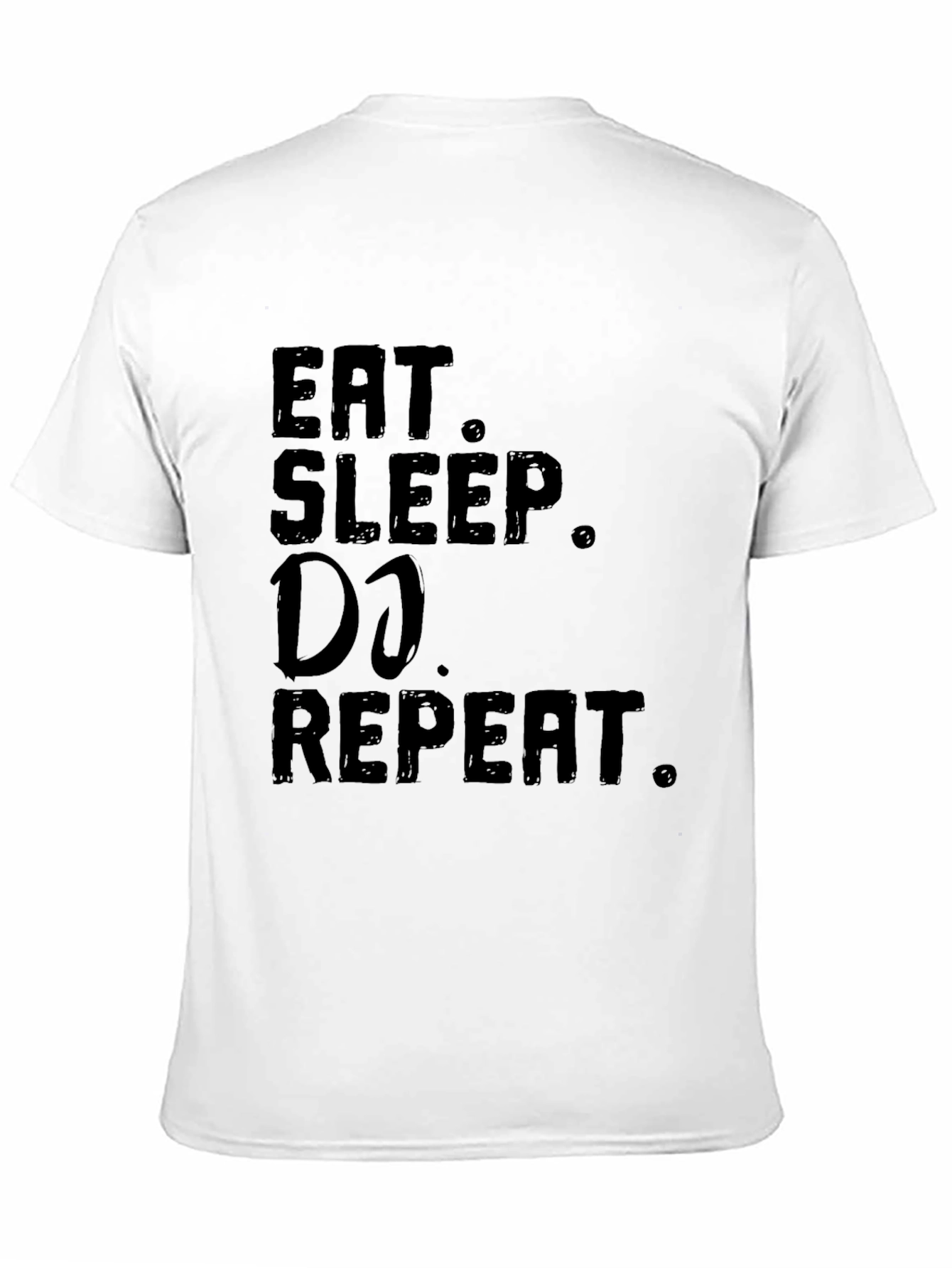 Eat Sleep DJ Repeat Black Graphic Tee