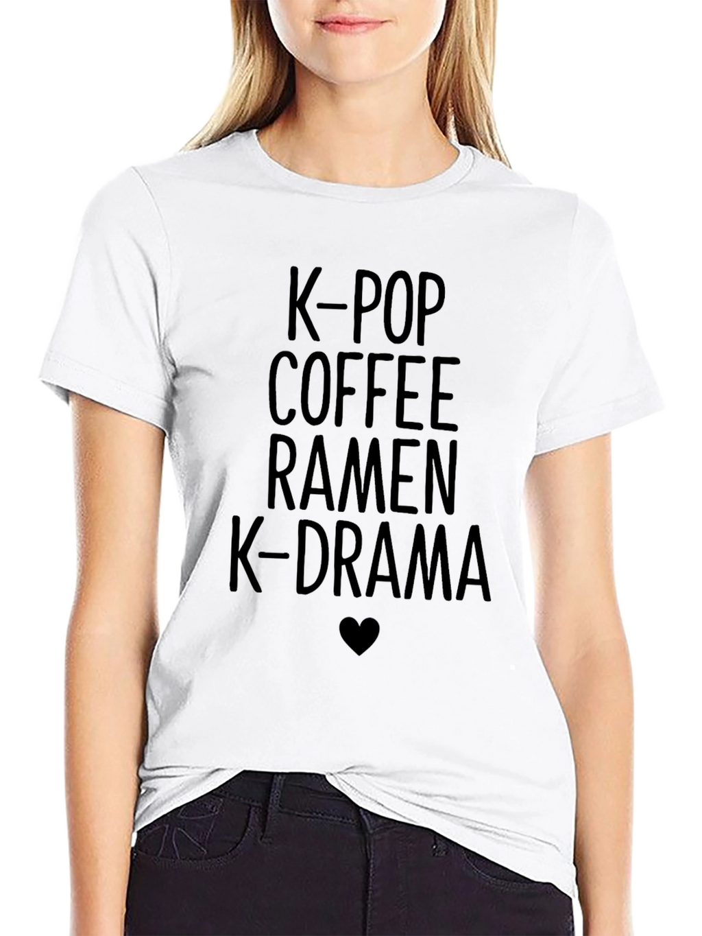 K-Pop Coffee Ramen K-Drama Graphic Tee