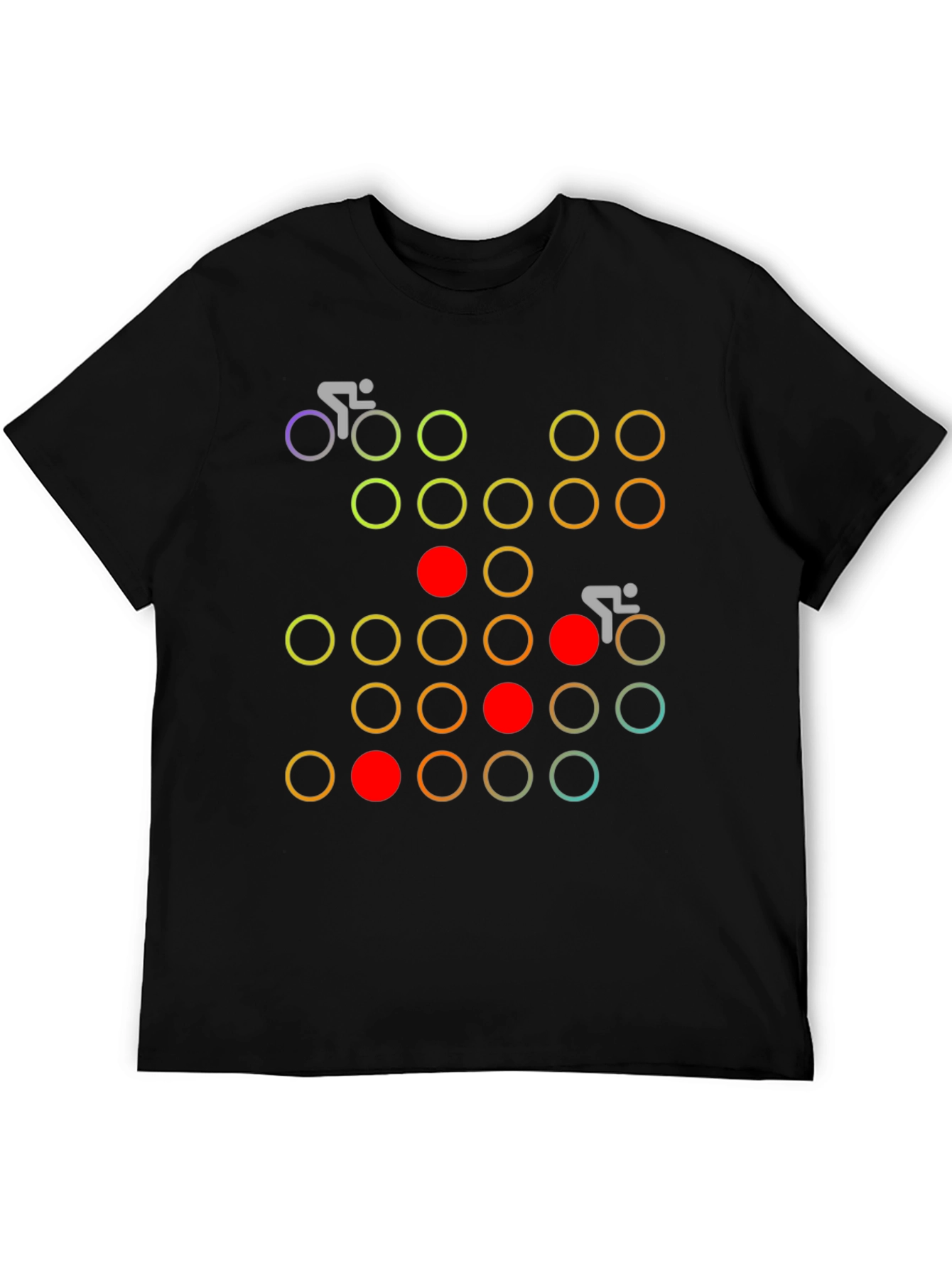 Cycle Race T-Shirt - Colorful Graphic Tee
