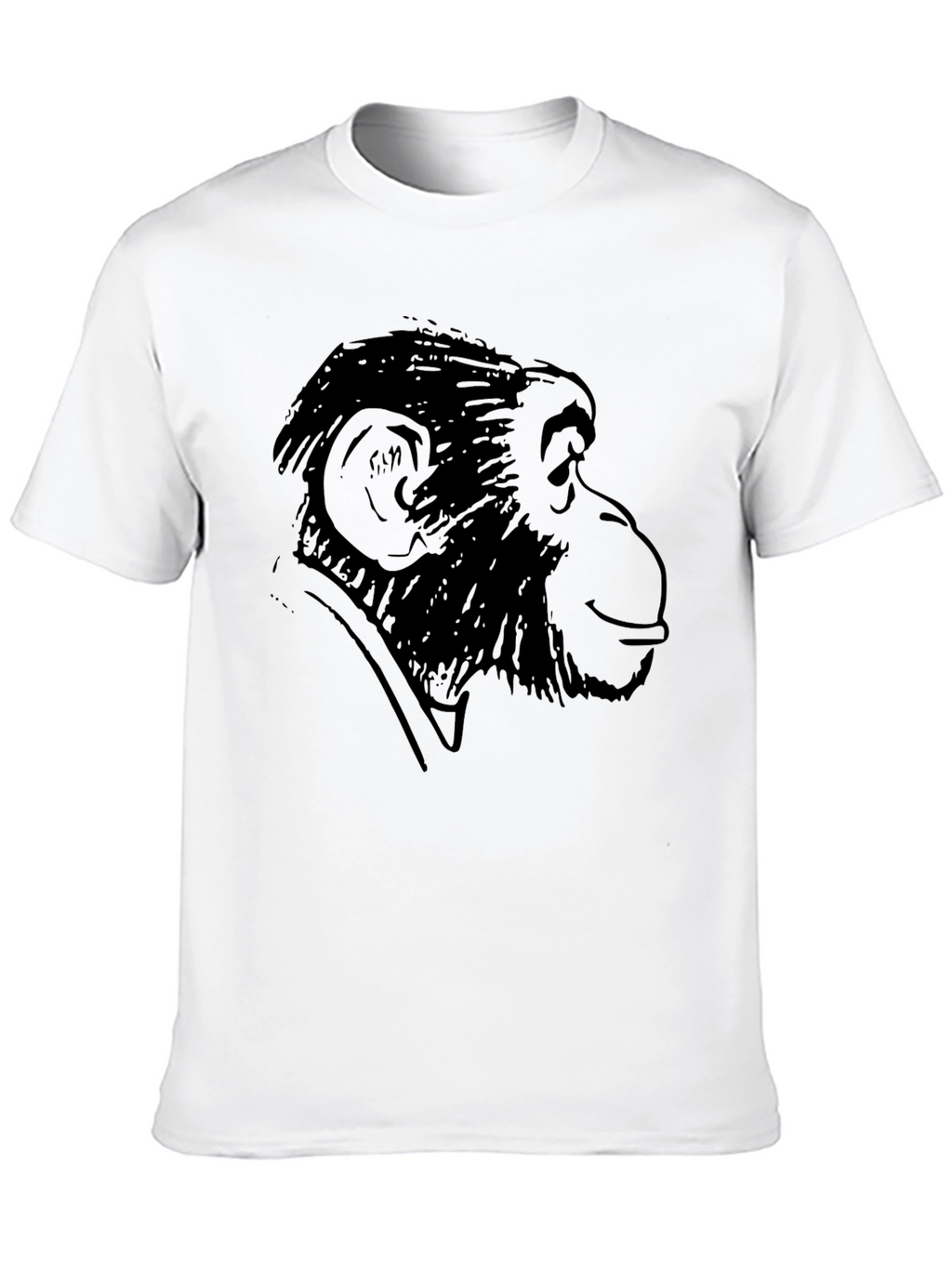 Monkey Graphic Tee - Classic Black Cotton T-Shirt