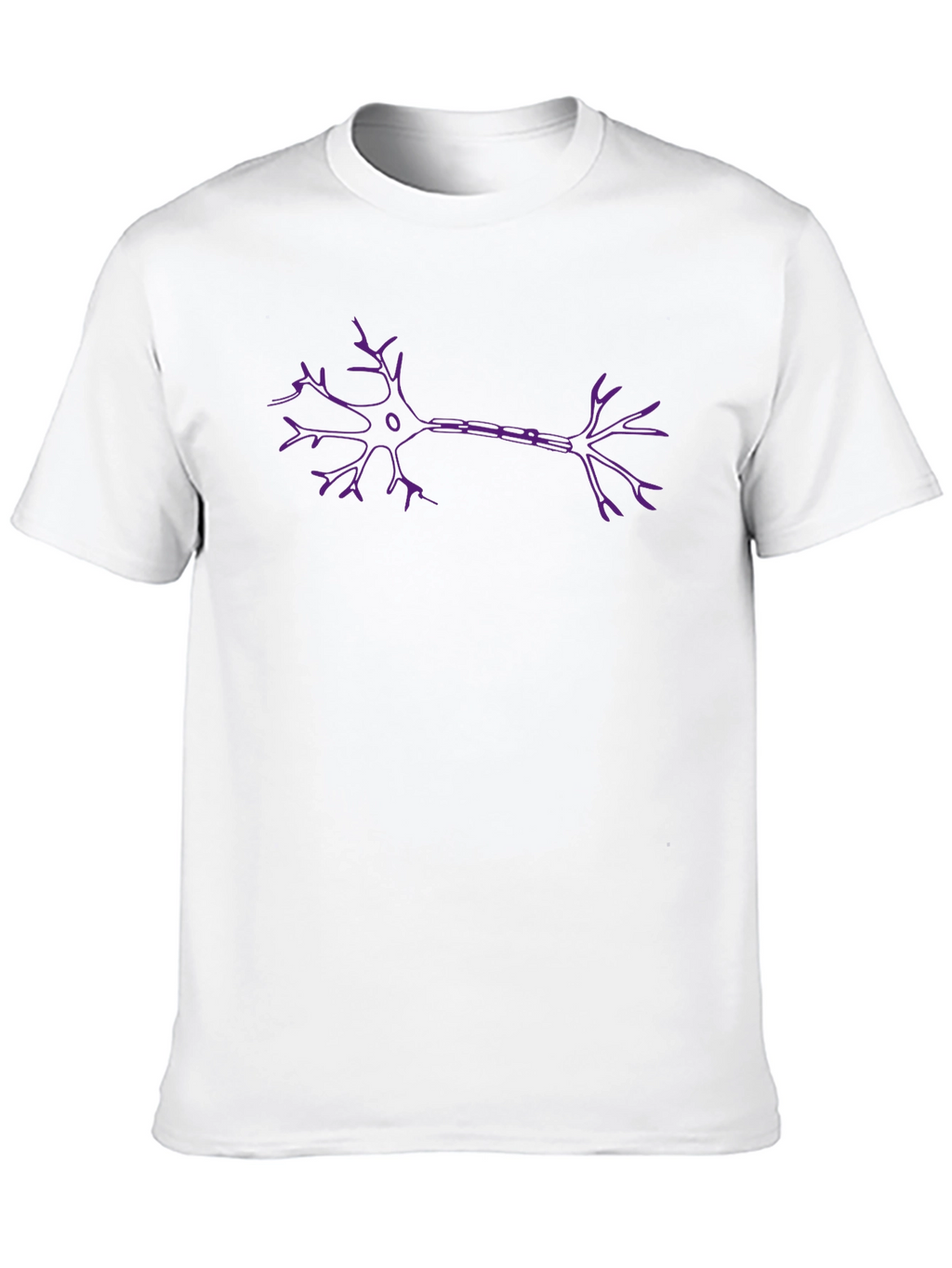 Neuron Graphic T-Shirt - Black Crew Neck Tee
