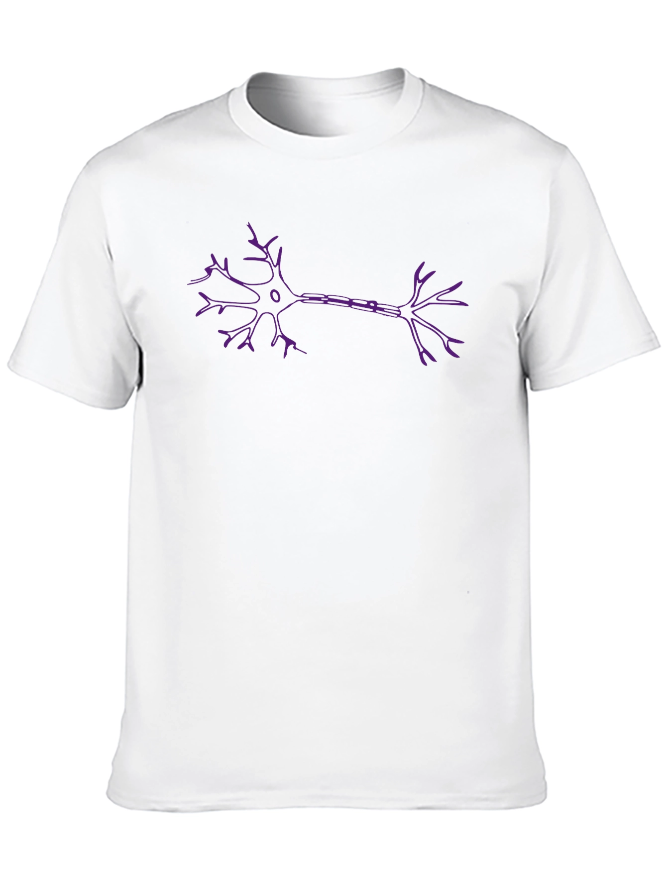 Neuron Graphic T-Shirt - Black Crew Neck Tee