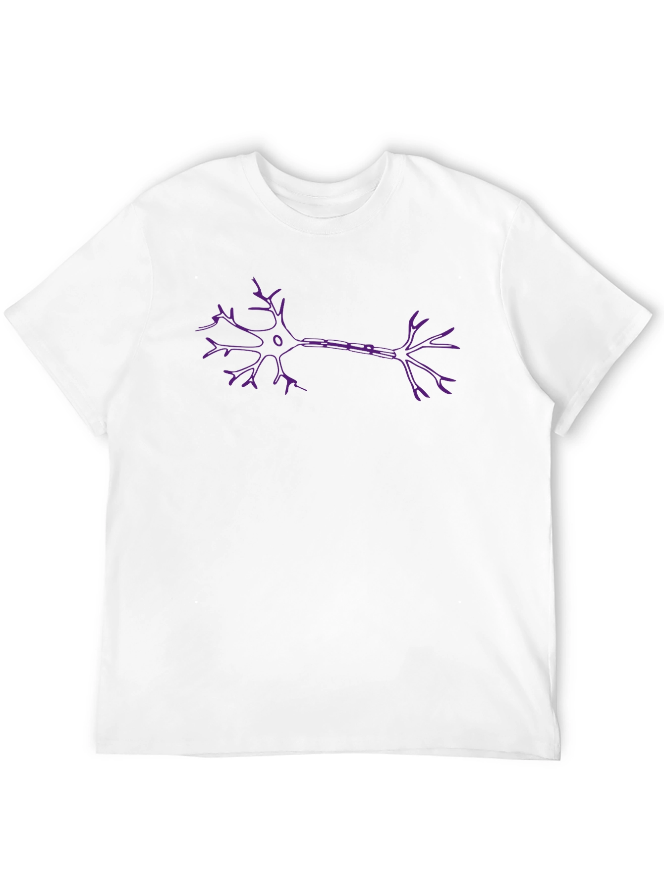 Neuron Graphic T-Shirt - Black Crew Neck Tee