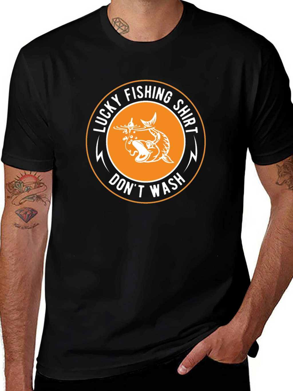 Lucky Fishing Shirt - Dont Wash T-Shirt