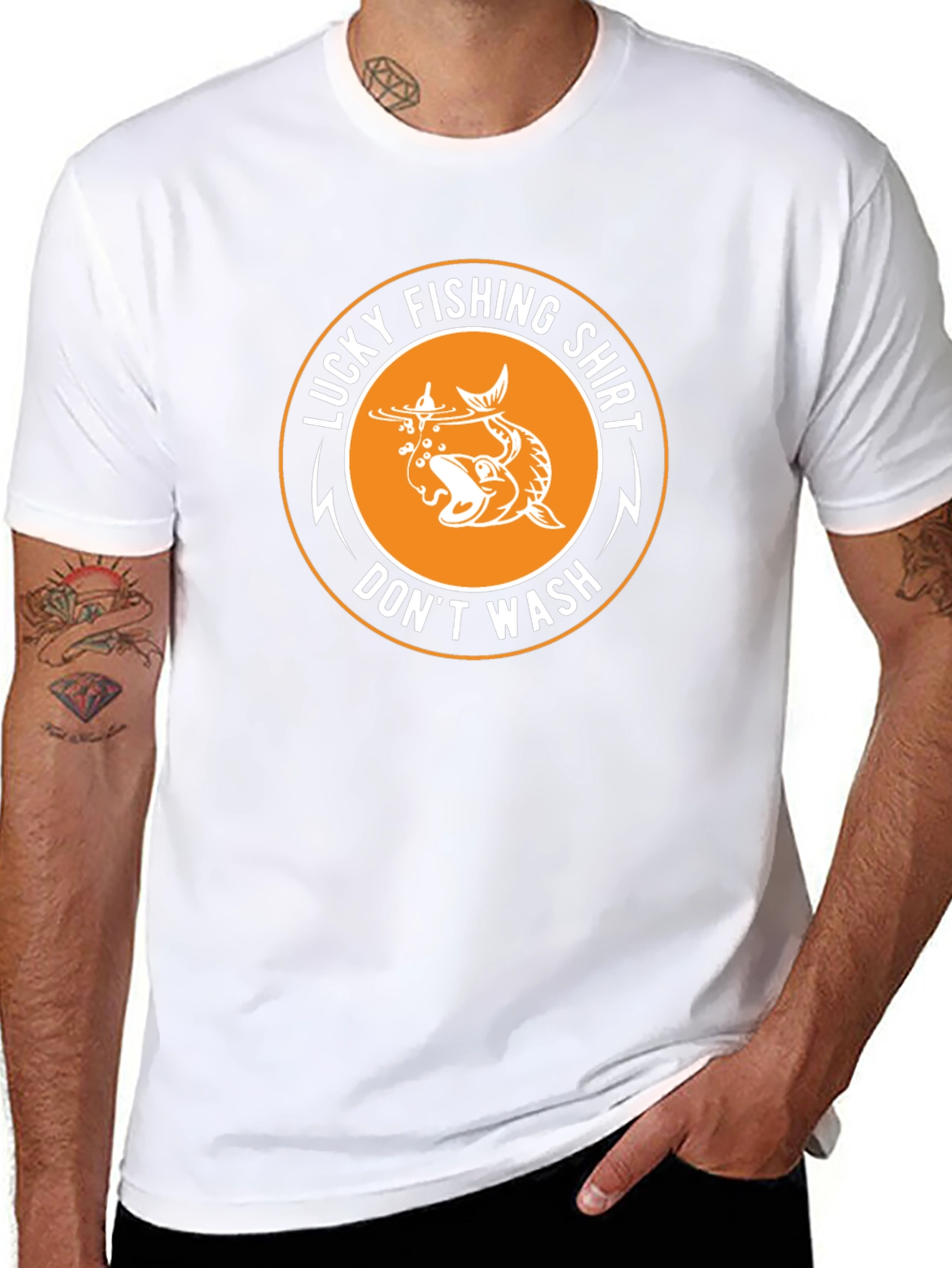 Lucky Fishing Shirt - Dont Wash T-Shirt