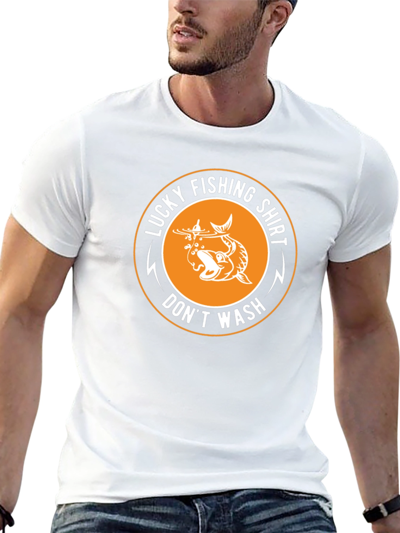 Lucky Fishing Shirt - Dont Wash T-Shirt