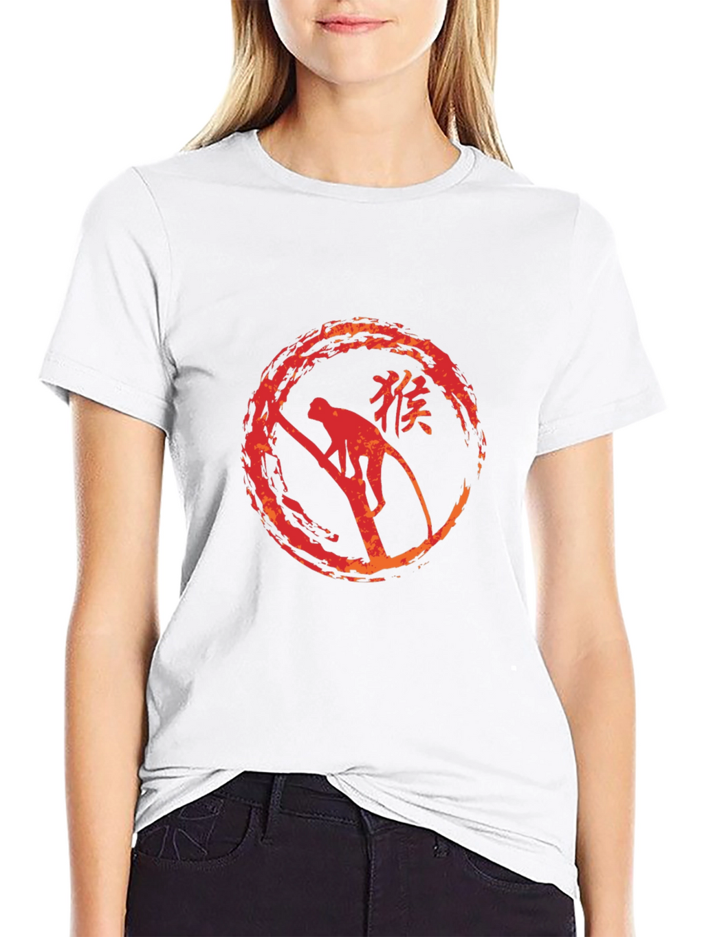 Monkey Circle Graphic Tee