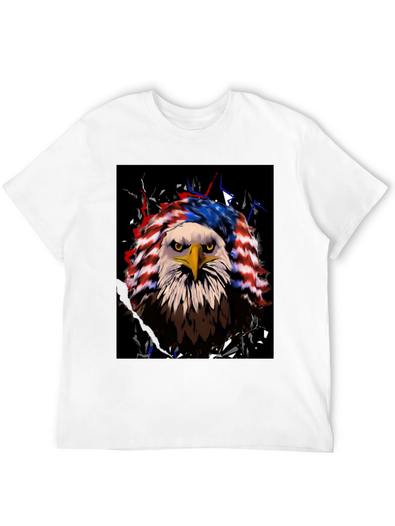 Eagle Flag Graphic Tee - Patriotic USA Pride