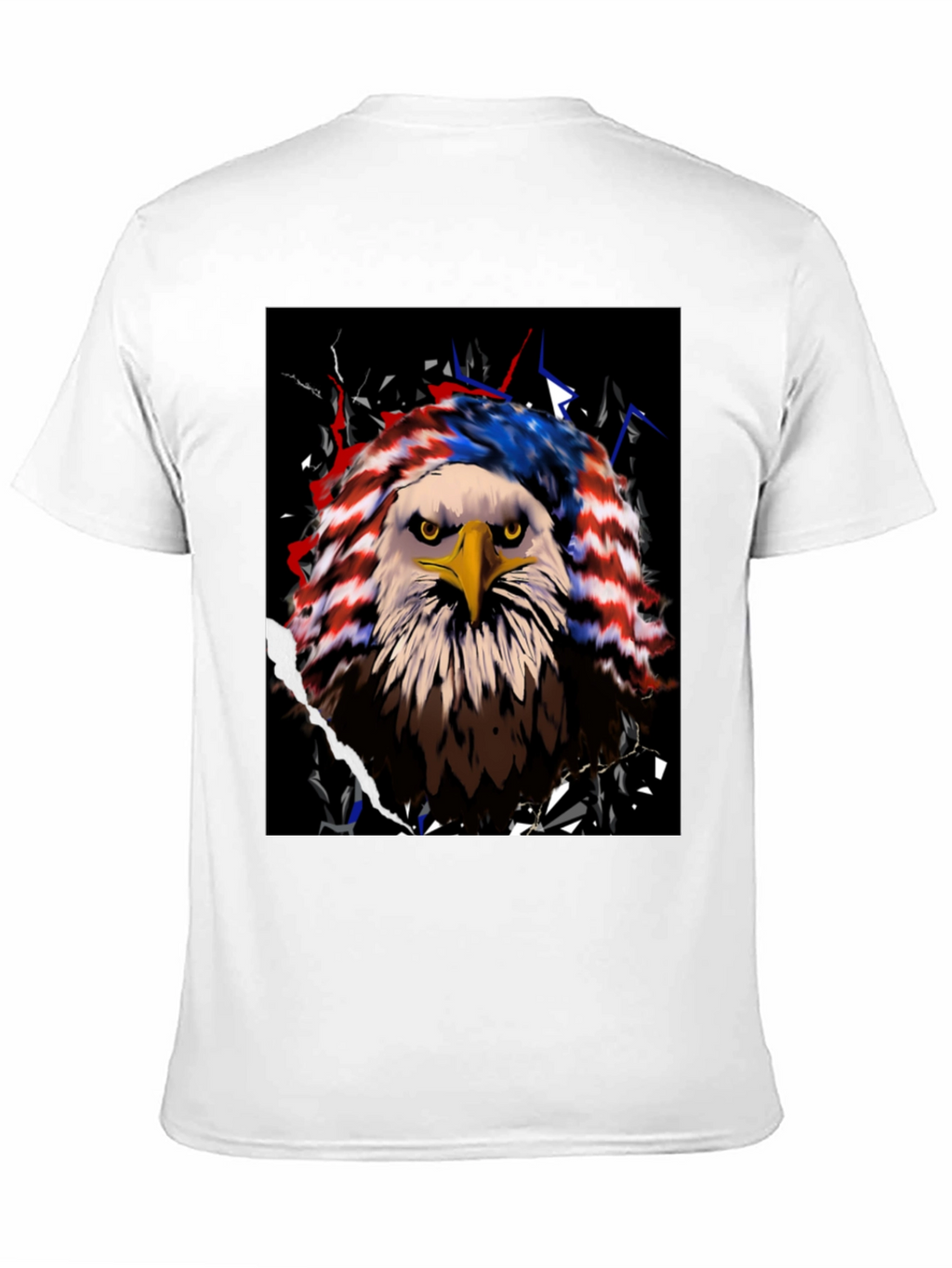 Eagle Flag Graphic Tee - Patriotic USA Pride