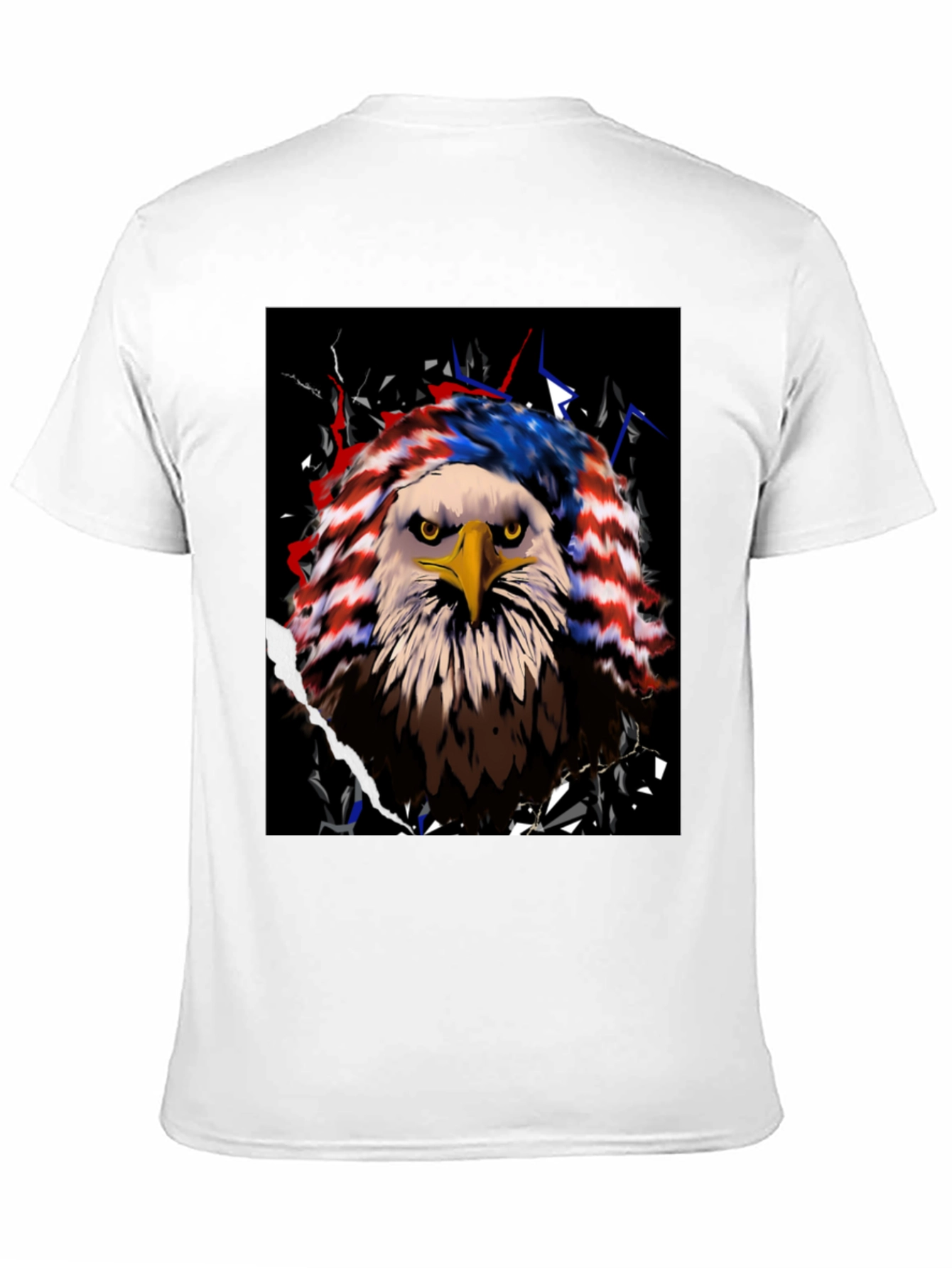 Eagle Flag Graphic Tee - Patriotic USA Pride