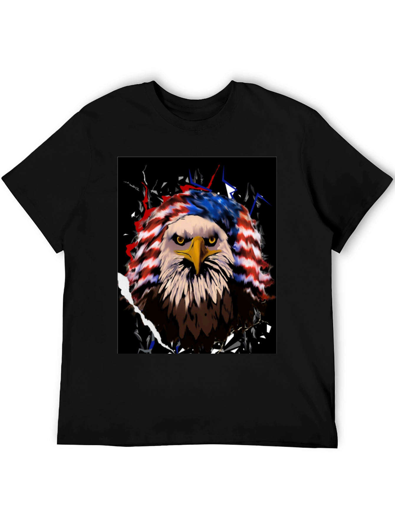 Eagle Flag Graphic Tee - Patriotic USA Pride