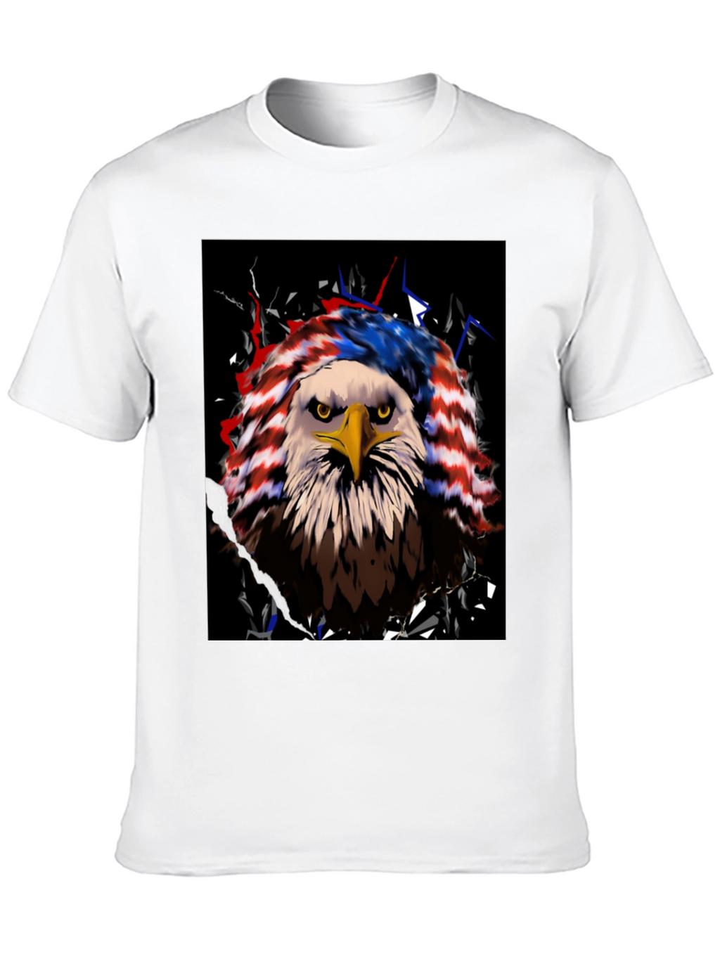 Eagle Flag Graphic Tee - Patriotic USA Pride