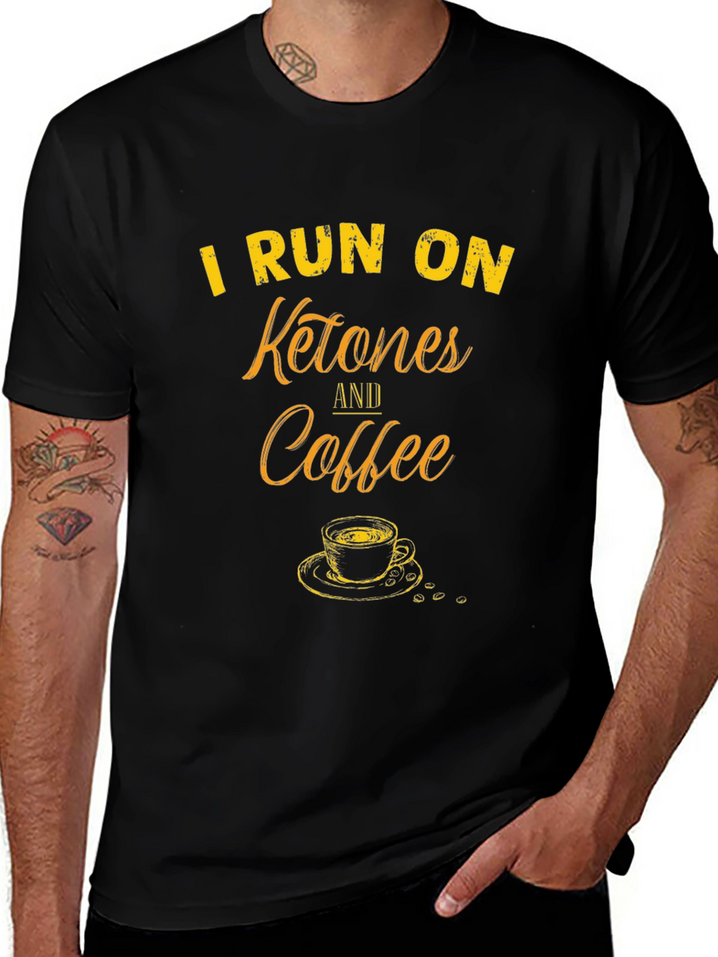 Ketones and Coffee Graphic T-Shirt