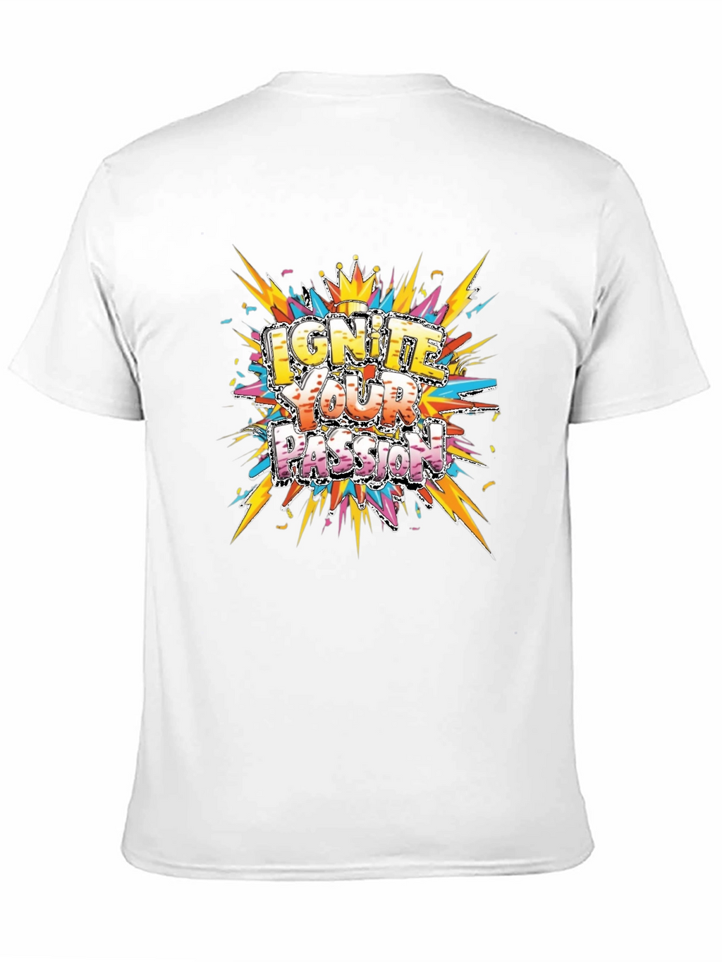 Ignite Your Passion Graphic Tee - Mens Black T-Shirt