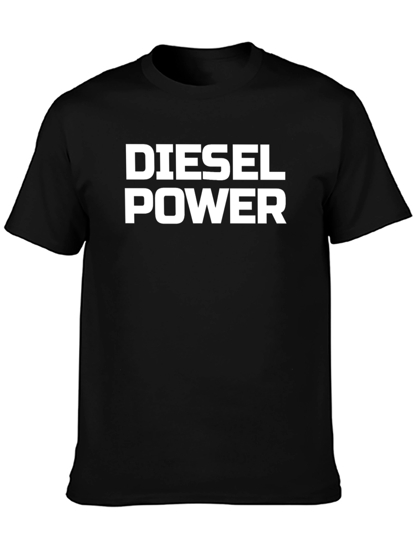 Diesel Power Black Graphic T-Shirt for Men