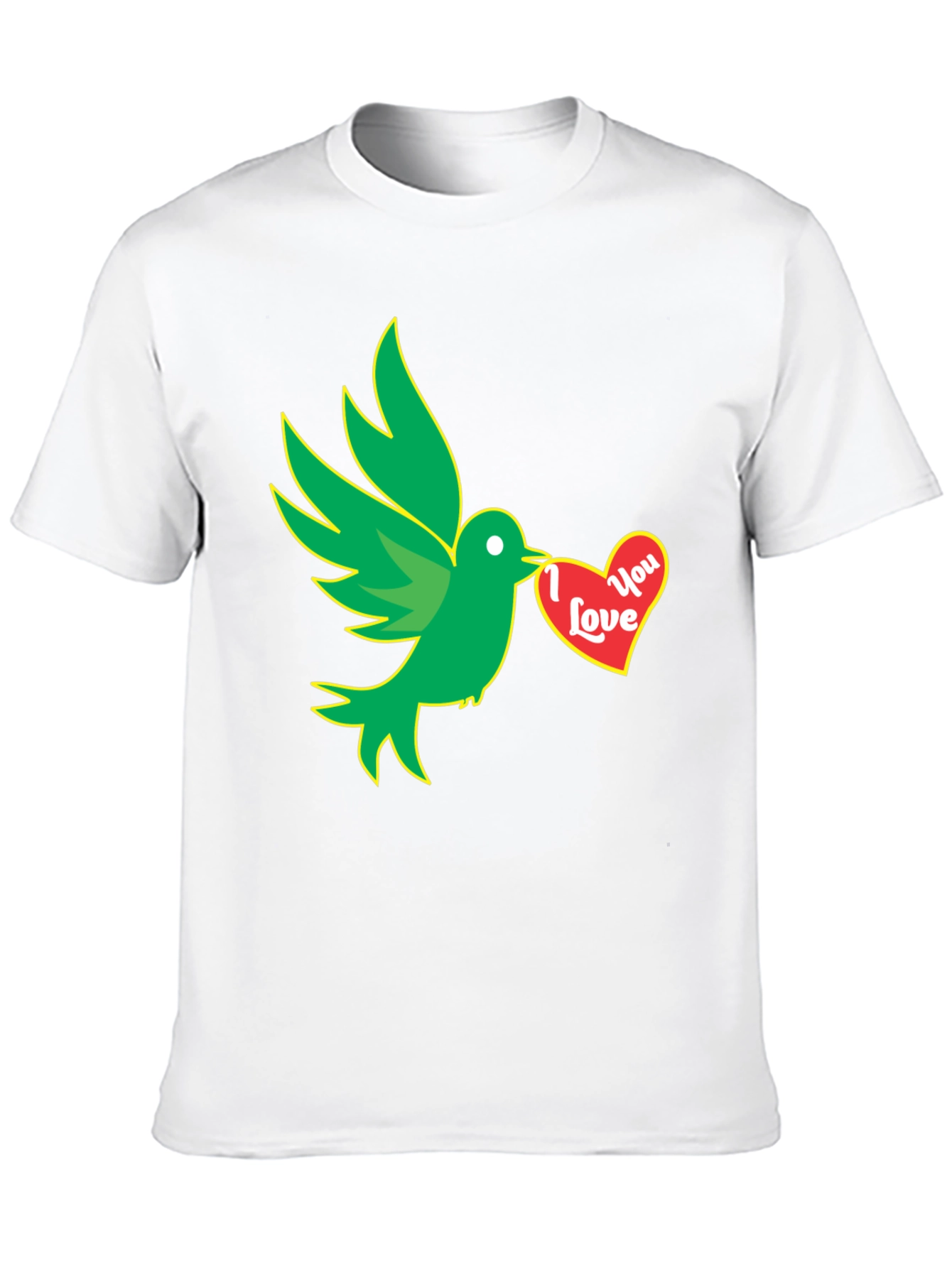Love Bird Graphic T-Shirt - Black