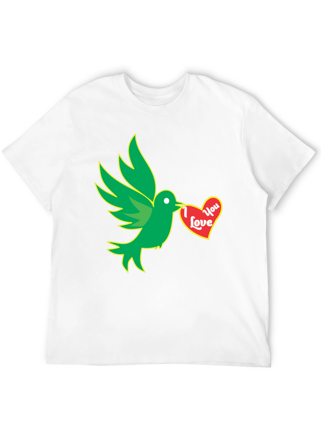 Love Bird Graphic T-Shirt - Black
