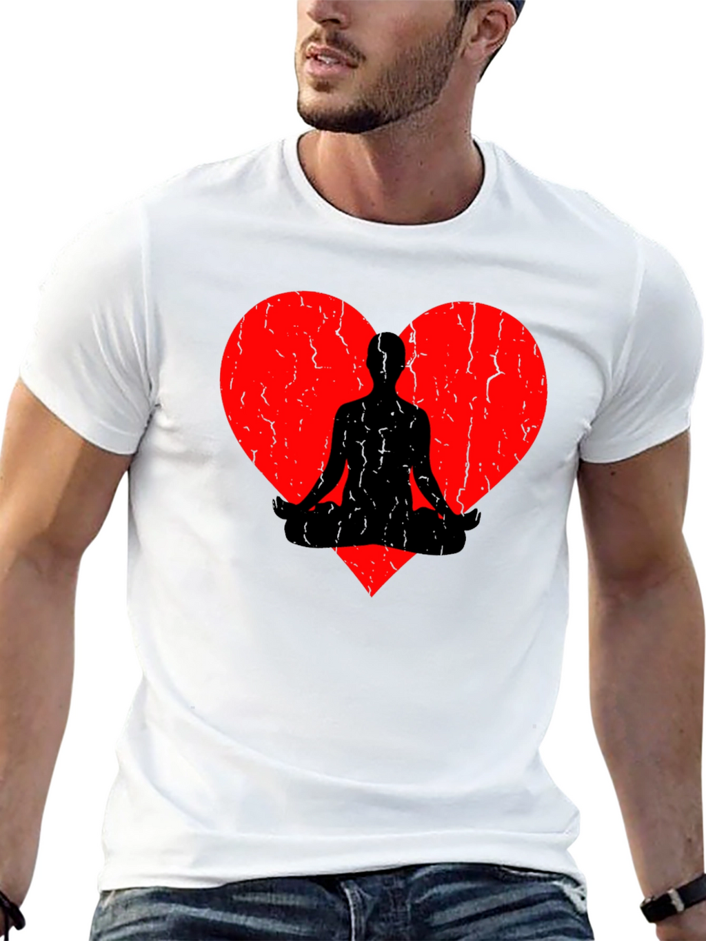 Yoga Heart T-Shirt - Meditate in Style