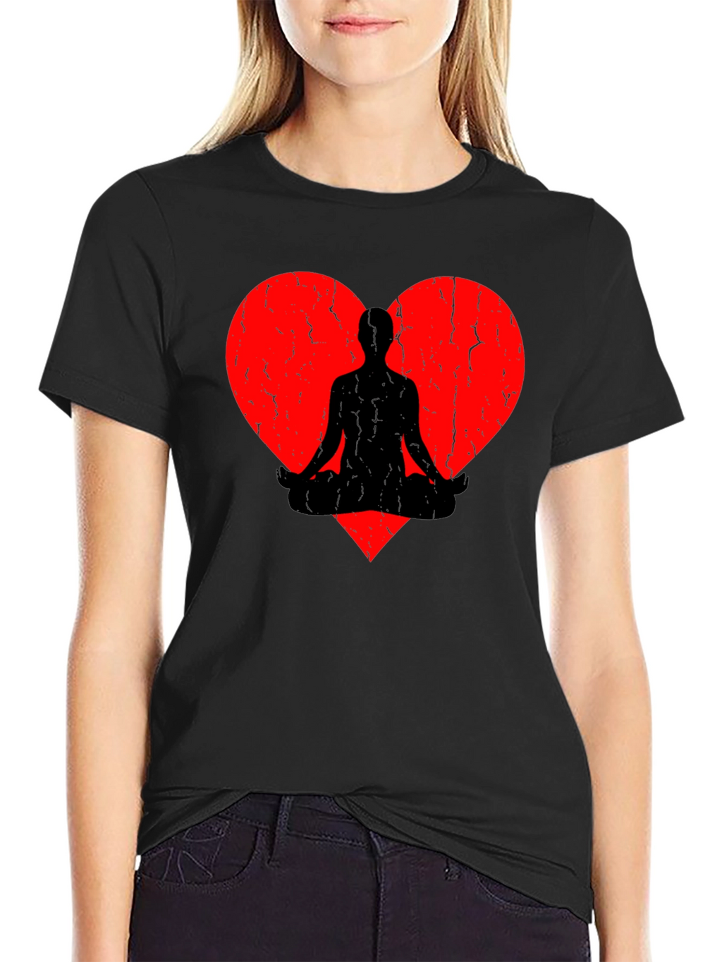 Yoga Heart T-Shirt - Meditate in Style