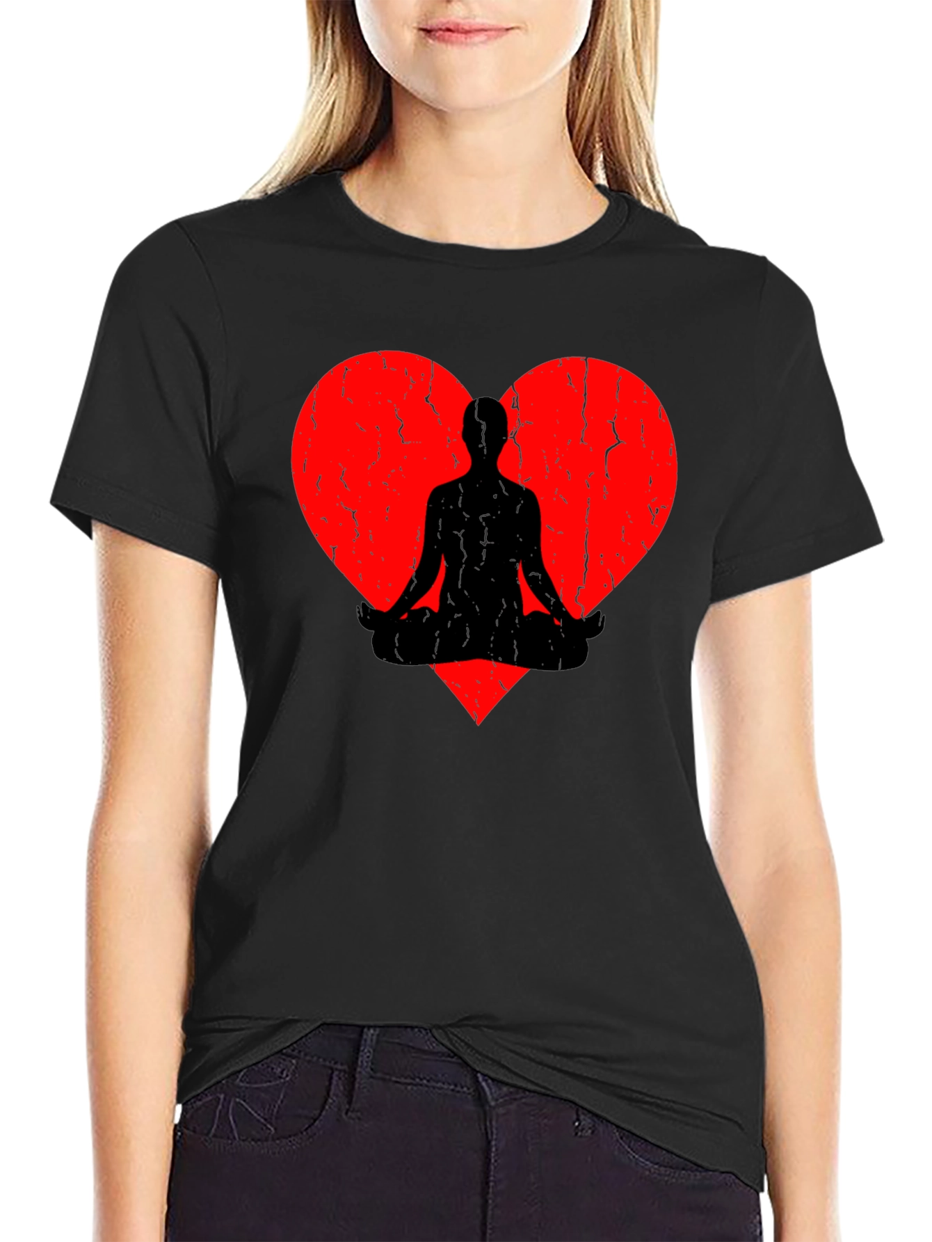 Yoga Heart T-Shirt - Meditate in Style