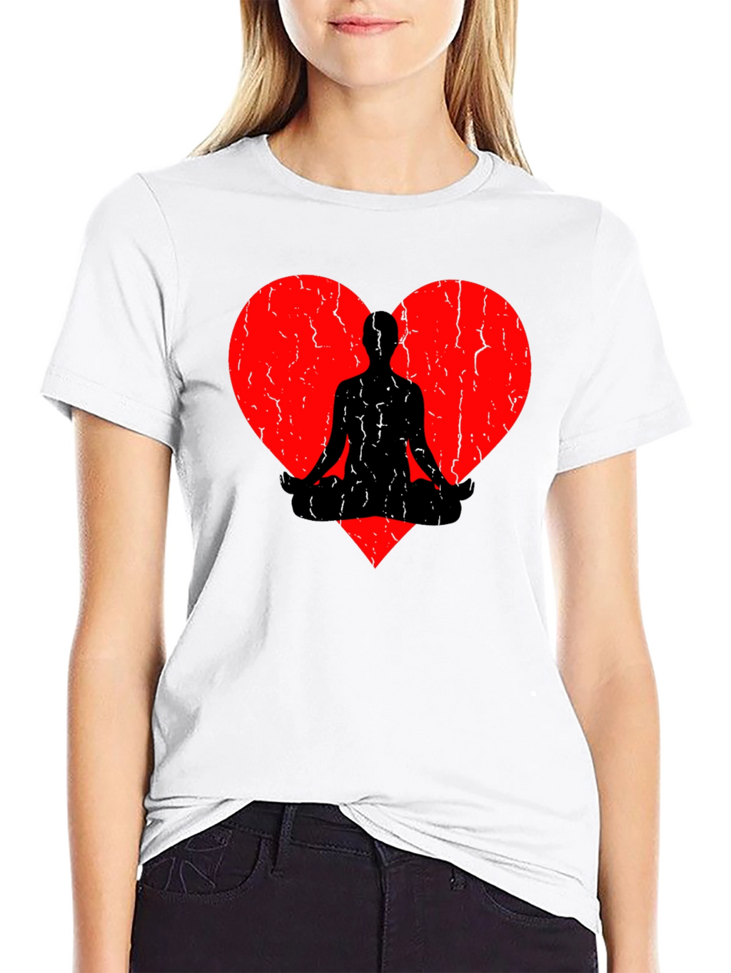 Yoga Heart T-Shirt - Meditate in Style