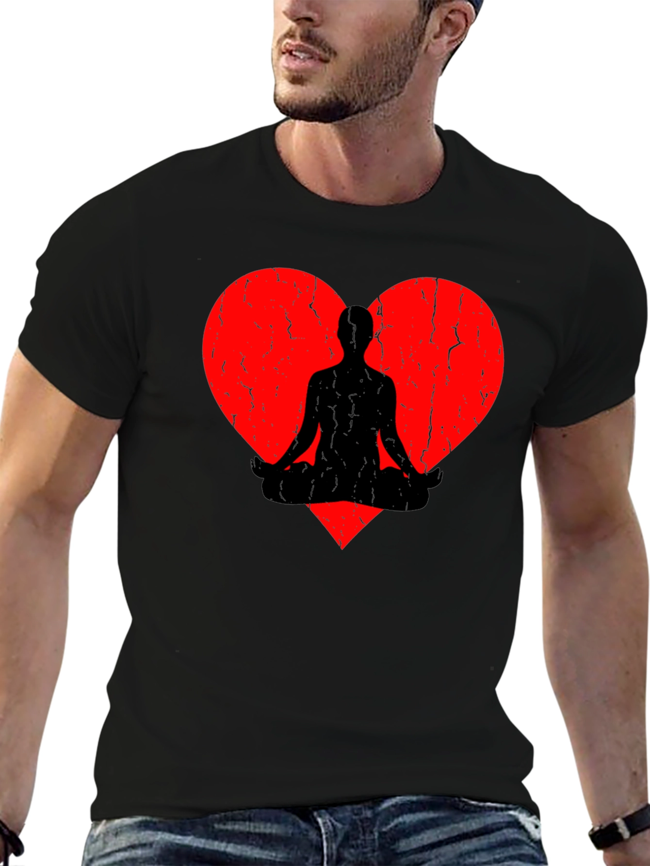 Yoga Heart T-Shirt - Meditate in Style
