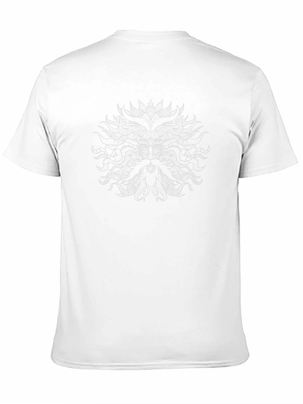 Mens Black T-Shirt - Abstract Demon Graphic Tee