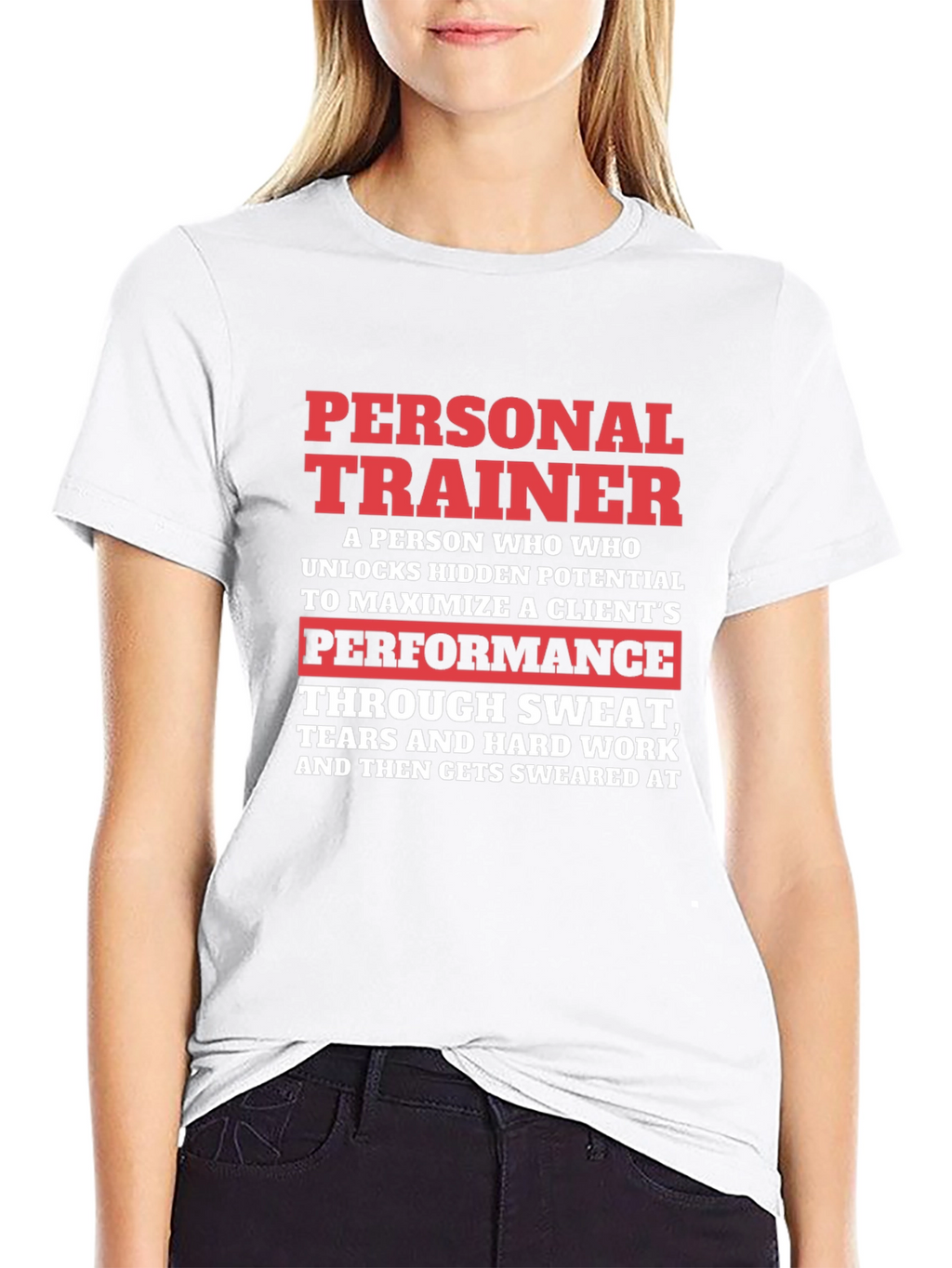 Personal Trainer Graphic Tee - Sweat Tears Swearing!